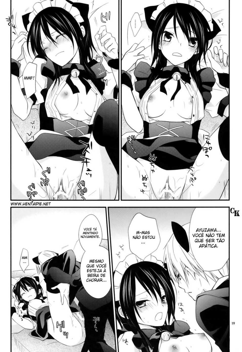 (C77) [m.s.t. (Nanami Yasuna)] m; (Kaichou wa Maid-sama!) [Portuguese-BR] [Chrono Kimera] - Page 18