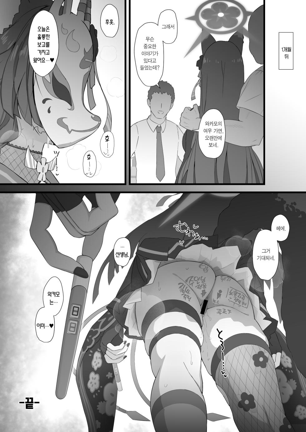 [Ijisura Cos (Saishow)] Wakamo to Zetsurin Chuunen Dansei Youmuin | 와카모와 절륜 중년남성 직원 (Blue Archive) [Korean] [Team Edge] [Digital] - Page 21