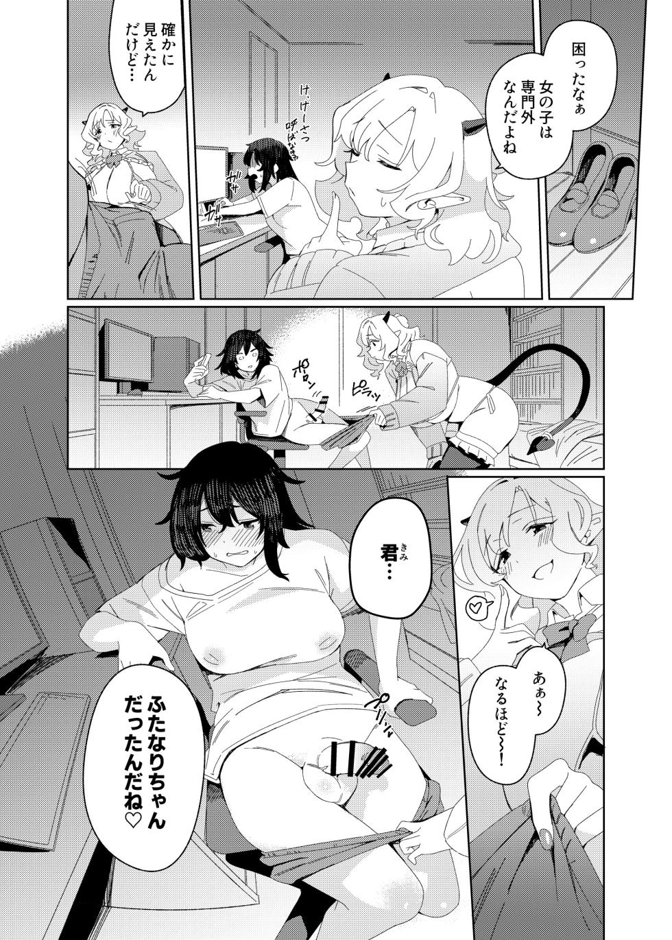 [Suimitsutou Koubou (Momo no Suidousui)] Gyaru Succubus to Futanari Neet [Digital] - Page 7