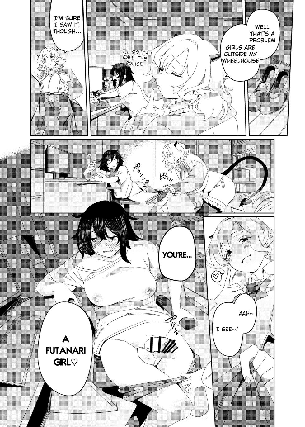 [Suimitsutou Koubou (Momo no Suidousui)] Gyaru Succubus to Futanari Neet [English] [Digital] - Page 7