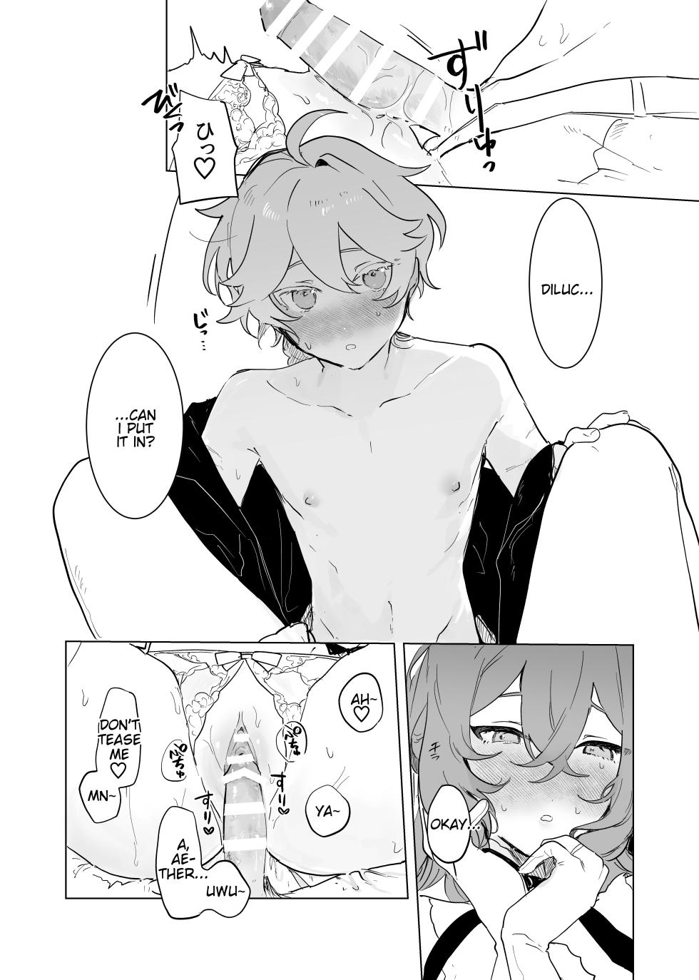 (TOKYO FES 2023) [Domestic Milk (Ogu)] Sora-kun ga Ashinaga Oneechan-tachi to Ichaicha Suru Hon | Aether flirts with the long legged ladies [English] [Disappointing Translations] [Digital] - Page 39