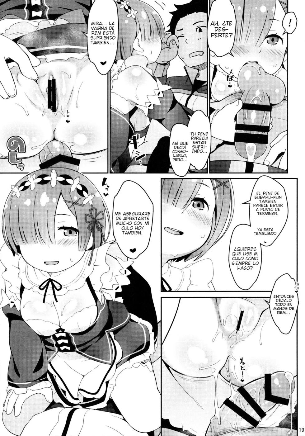 (C90) [Sniff Dogs (Ujiie Moku)] Barusu Kansatsu Nikki | Diario de Observación de Barusu (Re:Zero Kara Hajimeru Isekai Seikatsu) [Spanish] [HP22] - Page 18