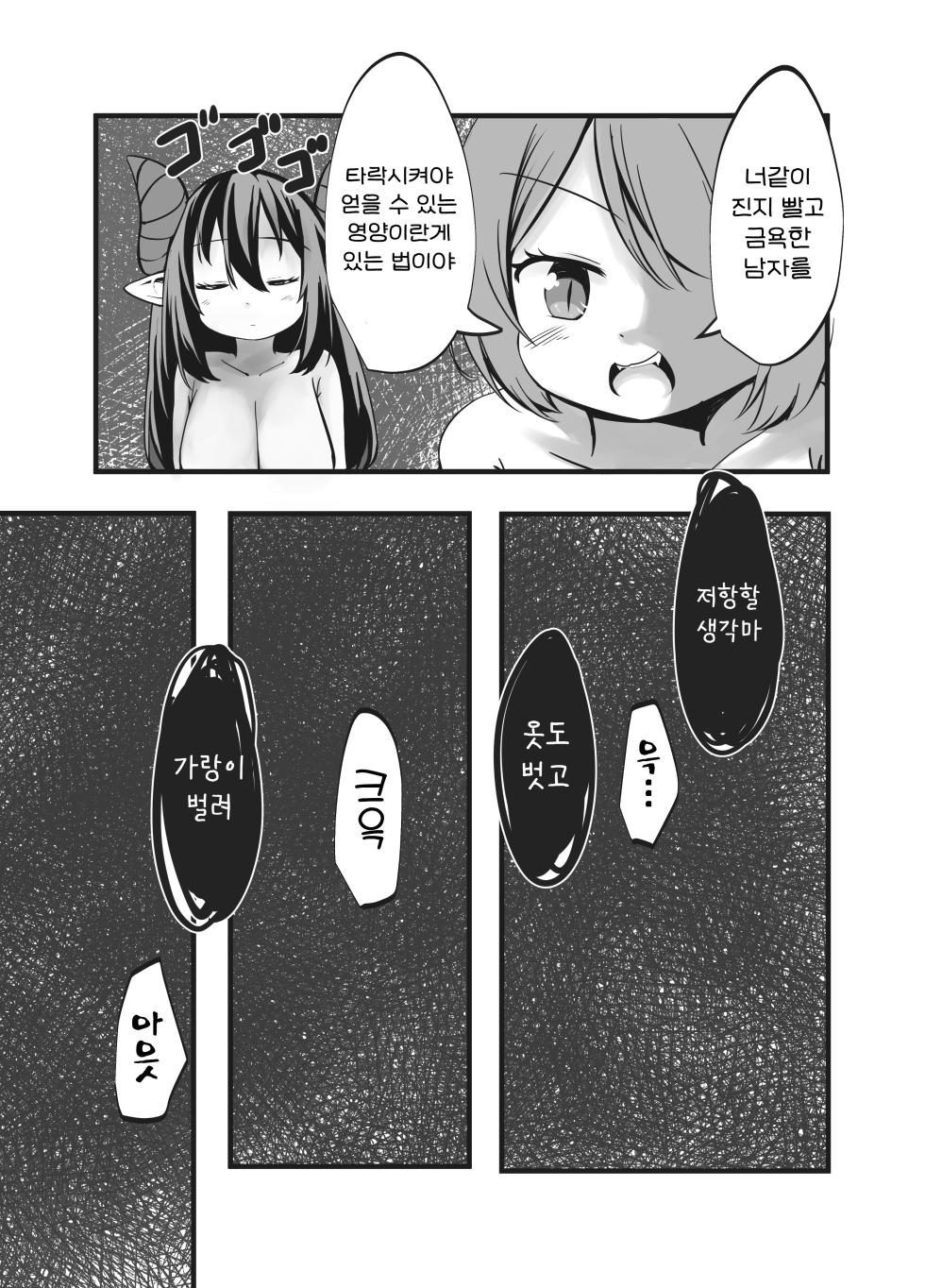 [Shinki Sakusei File Do-M (Wolf Ameno)] Succubus Shimai no Shasei Kinshi Meirei to Kairaku Zeme Goumon | 서큐버스 자매의 사정 금지 명령과 쾌락공격 고문 [Korean] - Page 13