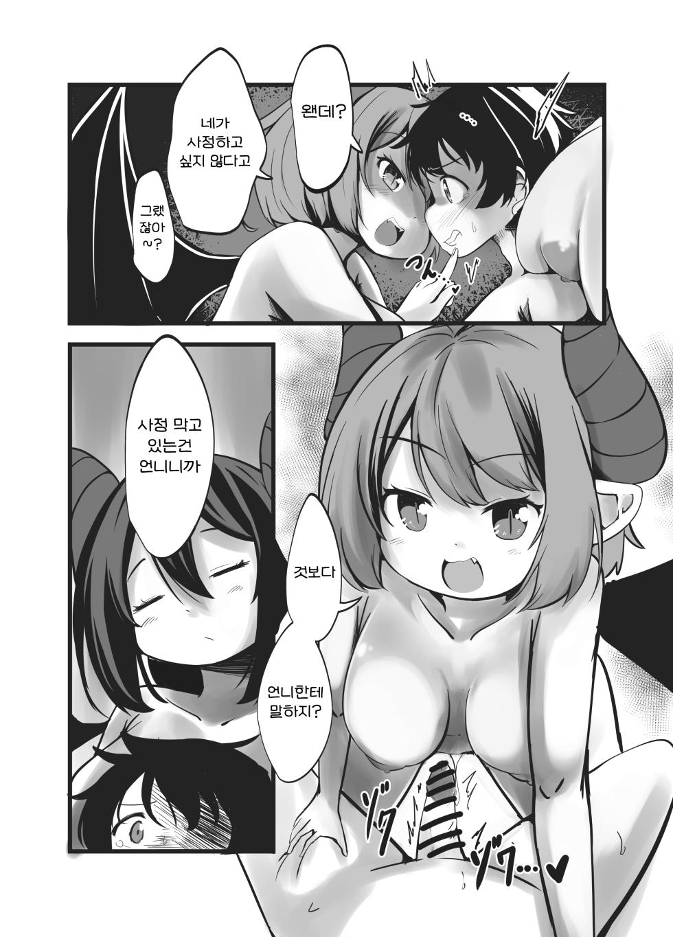 [Shinki Sakusei File Do-M (Wolf Ameno)] Succubus Shimai no Shasei Kinshi Meirei to Kairaku Zeme Goumon | 서큐버스 자매의 사정 금지 명령과 쾌락공격 고문 [Korean] - Page 23