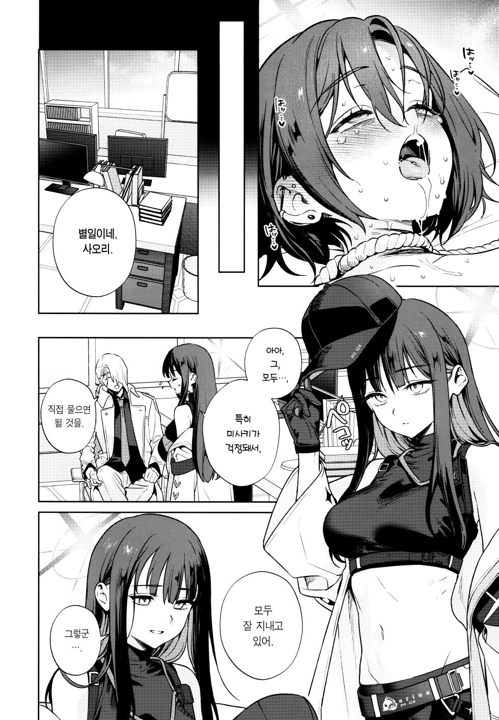 (C104) [Ozitan Yasan (Mameojitan)] OVERDOSE (Blue Archive) [Korean] [Team Edge] - Page 39