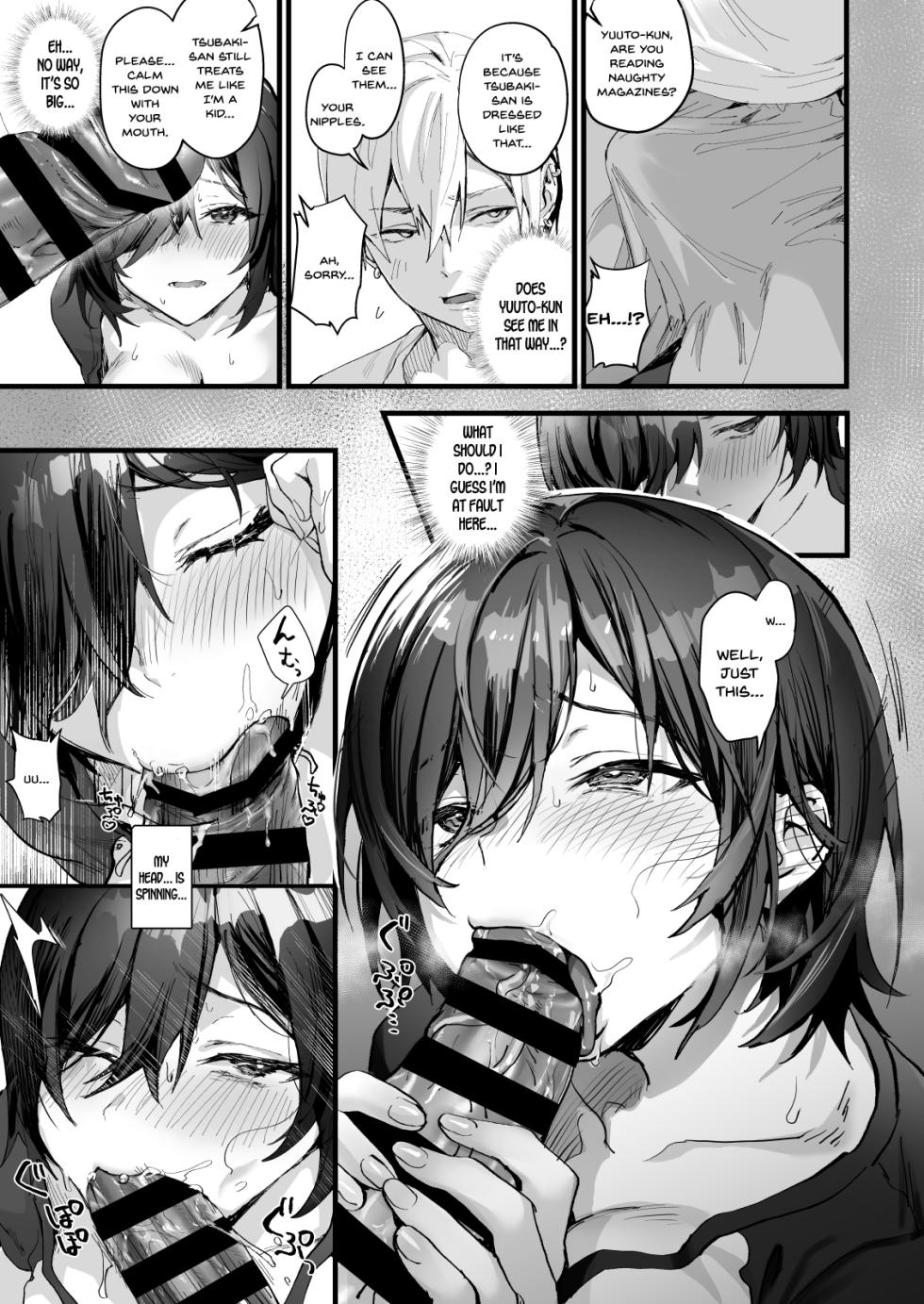 [sagejoh (sage joh)] Mado no Tsubaki -Hogosha datta Hazu no Watashi wa Ima Tonari no Ko to Sukebe ni Karada o Kasaneatte Iru- [English] [SDTLs] - Page 5