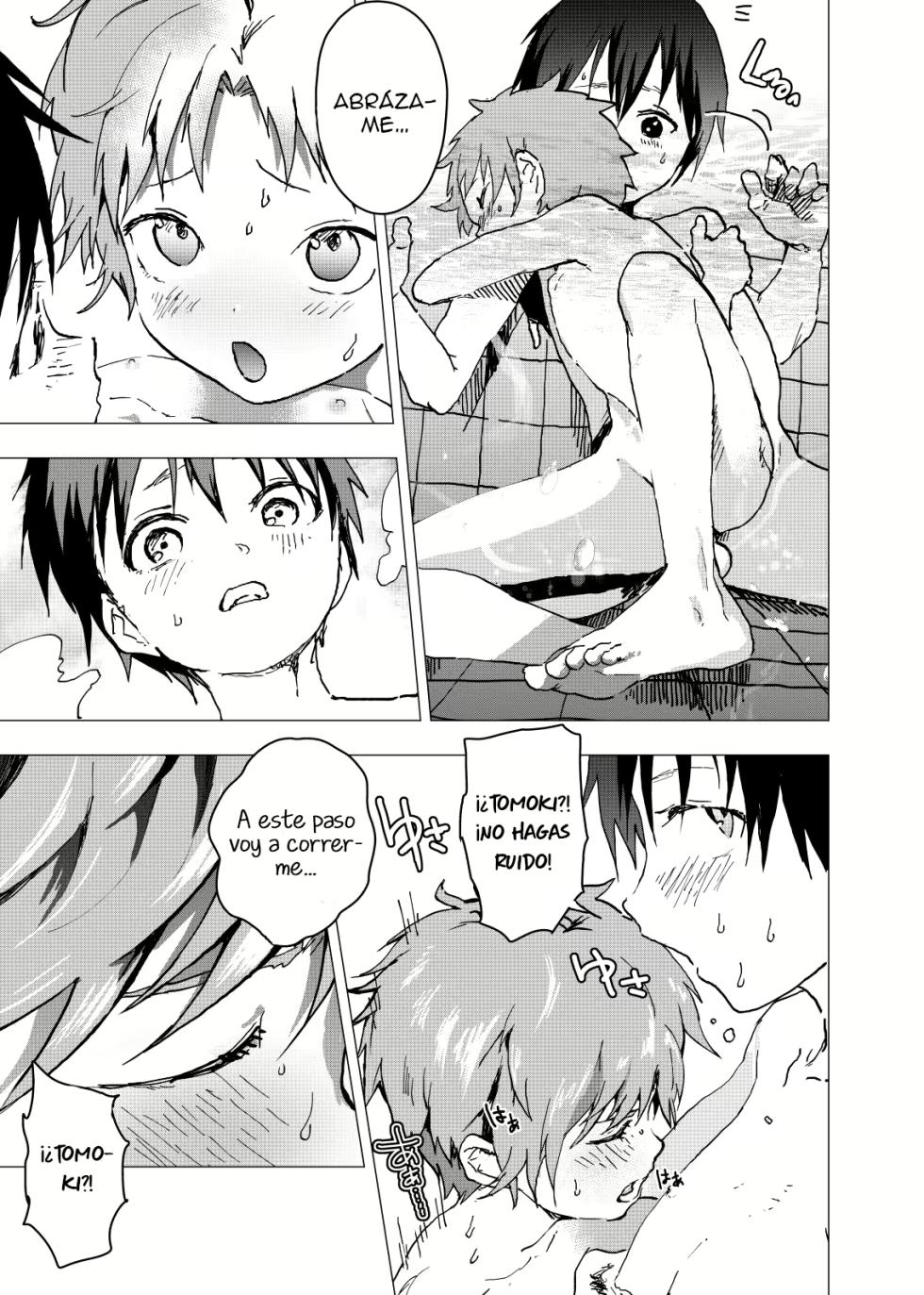 [Shota Mangaya-san (orukoa, Mizuno Inc)] Ibasho ga Nai node Kamimachi Shite mita Suterareta Shounen no Ero Manga Ch. 18 [Spanish] - Page 5