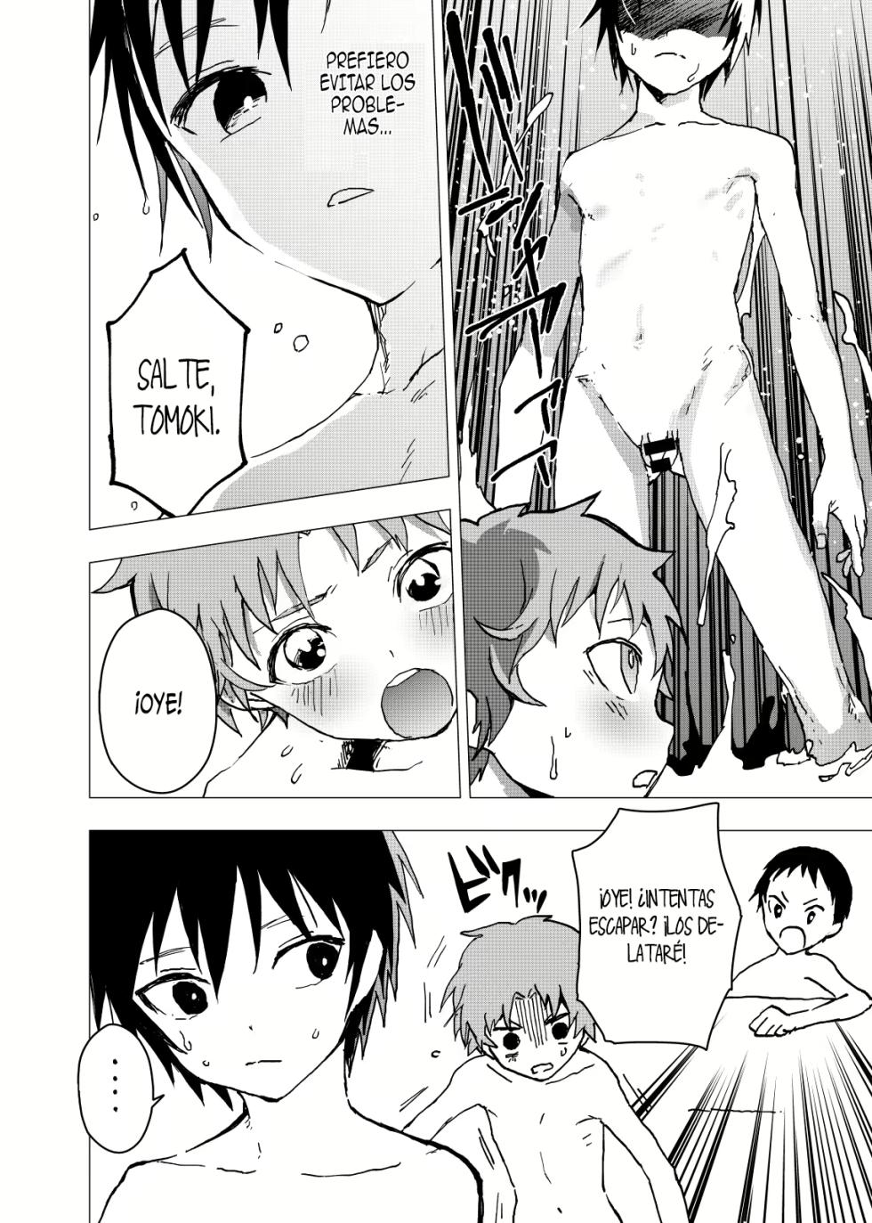 [Shota Mangaya-san (orukoa, Mizuno Inc)] Ibasho ga Nai node Kamimachi Shite mita Suterareta Shounen no Ero Manga Ch. 18 [Spanish] - Page 8