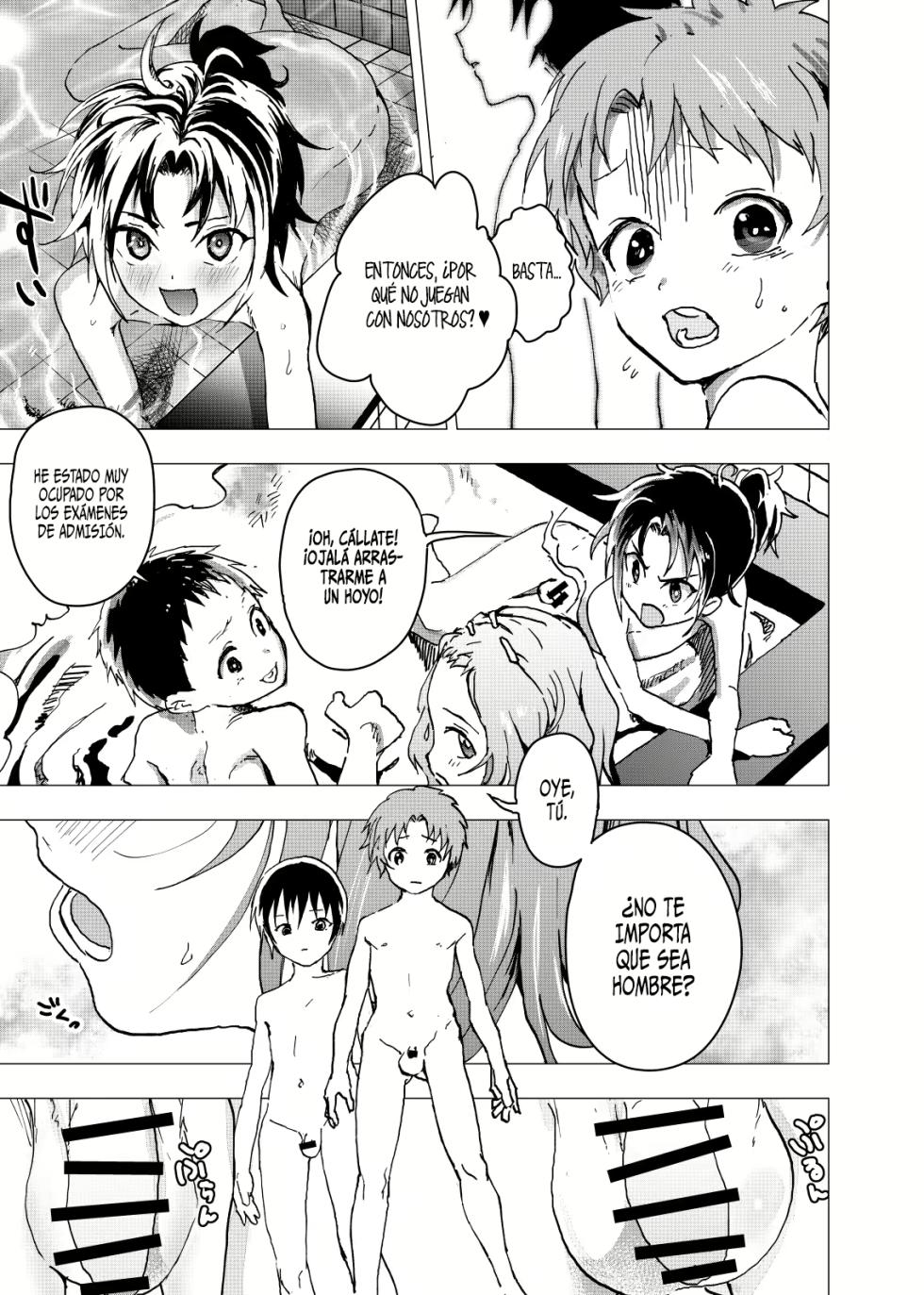 [Shota Mangaya-san (orukoa, Mizuno Inc)] Ibasho ga Nai node Kamimachi Shite mita Suterareta Shounen no Ero Manga Ch. 18 [Spanish] - Page 9