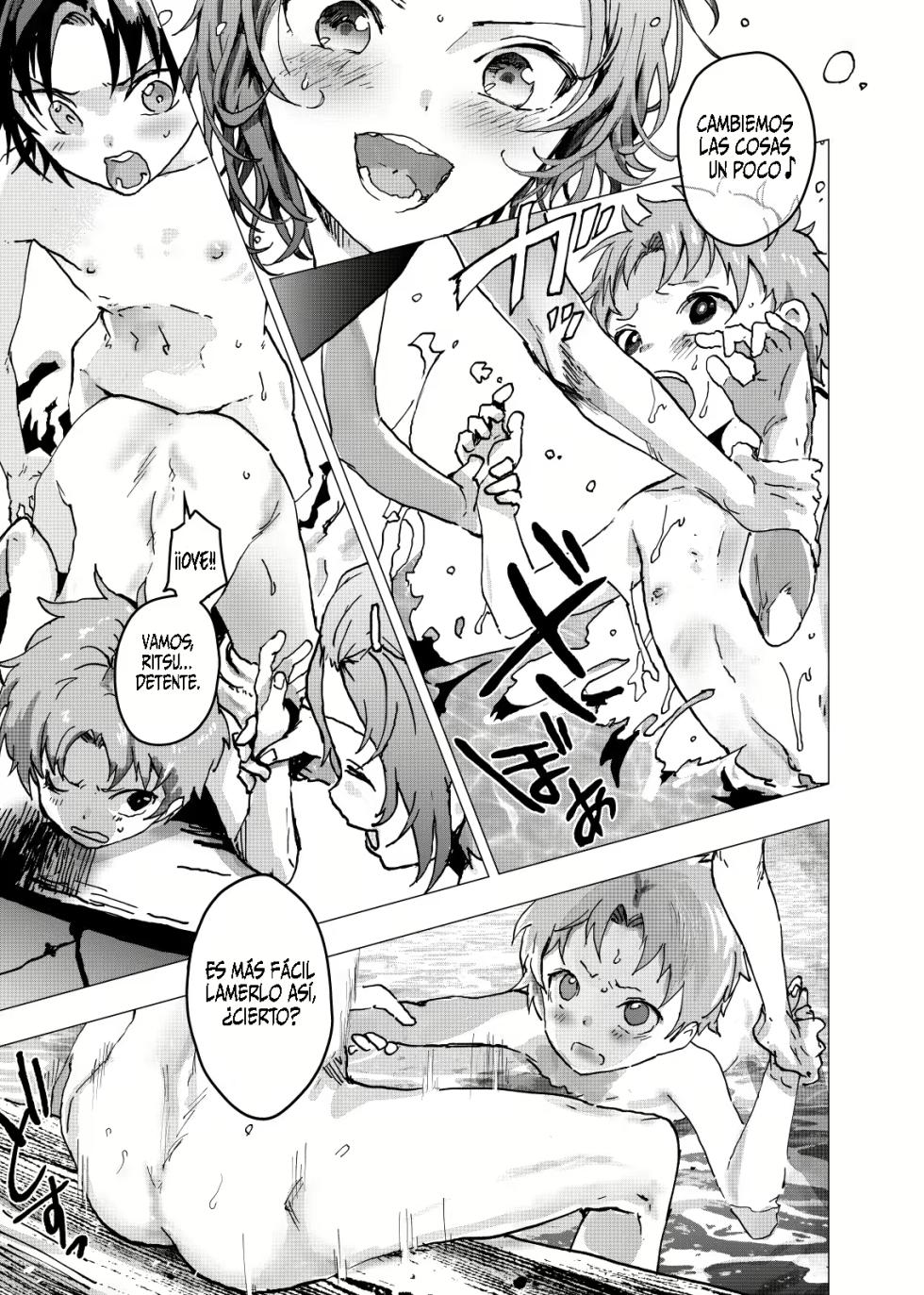[Shota Mangaya-san (orukoa, Mizuno Inc)] Ibasho ga Nai node Kamimachi Shite mita Suterareta Shounen no Ero Manga Ch. 18 [Spanish] - Page 37