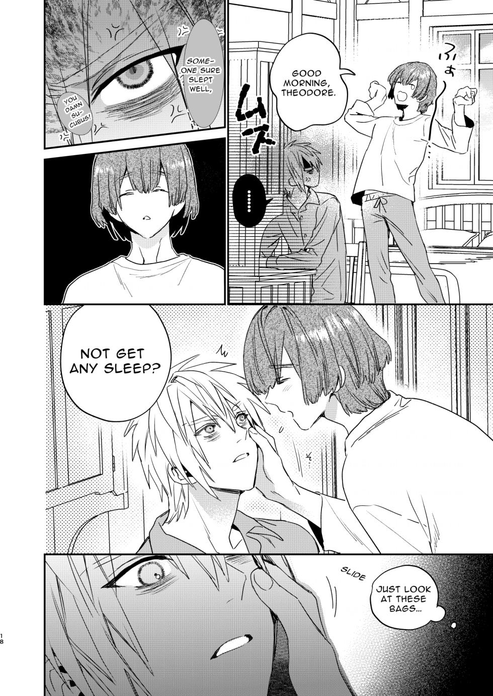 [niwaniwa (Oova Akiru)] Tensei Mob wa BL-gee no Sekai de Hamerare Kouryakusaremashita!? | Sex with the Love Interest! But I'm an NPC! 1 [English] [Digital] - Page 18