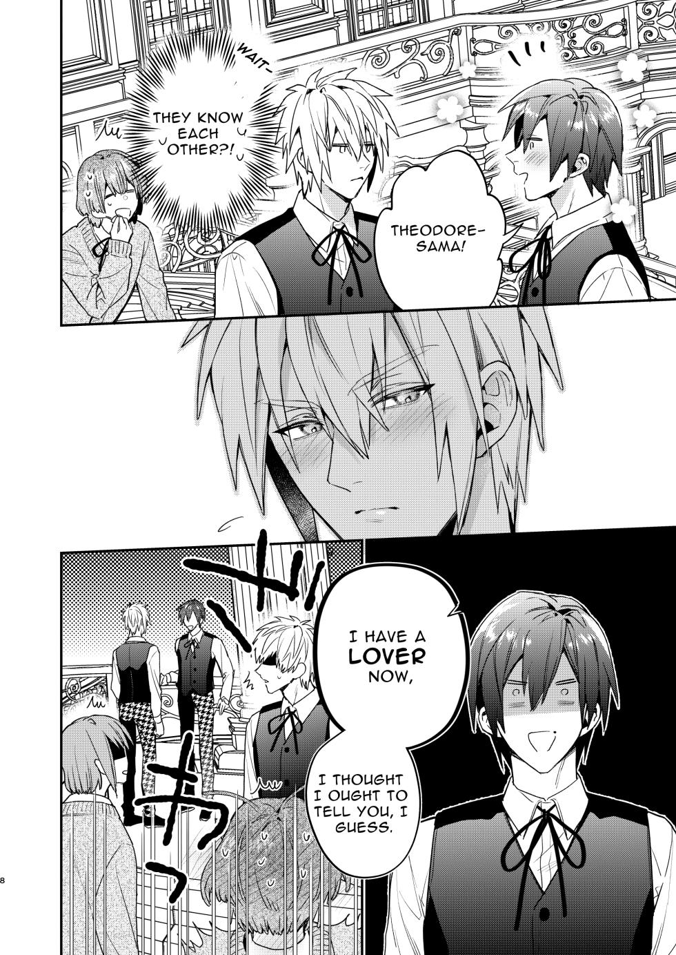 [niwaniwa (Oova Akiru)] Tensei Mob wa BL-gee no Sekai de Hamerare Kouryakusaremashita!? 2 | Sex with the Love Interest! But I'm an NPC! 2 [English] [Bean Works] [Digital] - Page 8