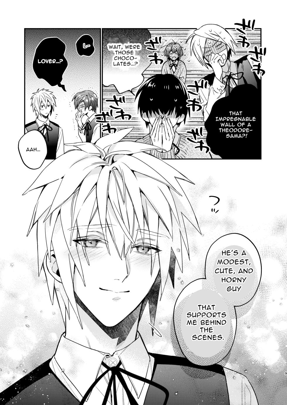 [niwaniwa (Oova Akiru)] Tensei Mob wa BL-gee no Sekai de Hamerare Kouryakusaremashita!? 2 | Sex with the Love Interest! But I'm an NPC! 2 [English] [Bean Works] [Digital] - Page 9