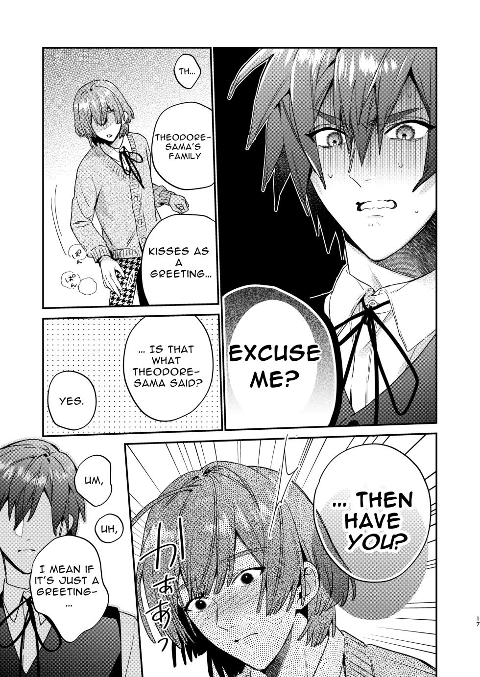 [niwaniwa (Oova Akiru)] Tensei Mob wa BL-gee no Sekai de Hamerare Kouryakusaremashita!? 2 | Sex with the Love Interest! But I'm an NPC! 2 [English] [Bean Works] [Digital] - Page 17