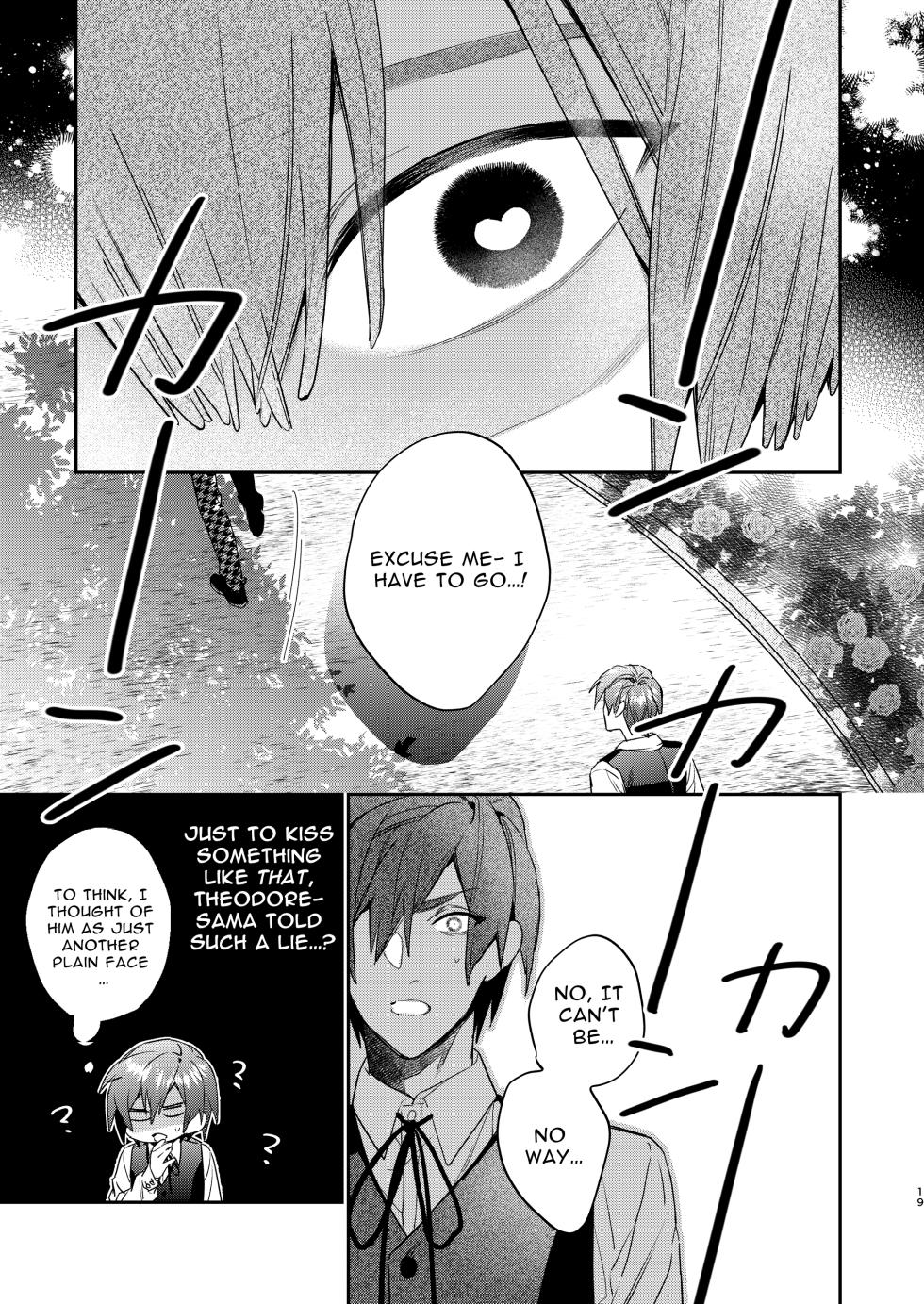 [niwaniwa (Oova Akiru)] Tensei Mob wa BL-gee no Sekai de Hamerare Kouryakusaremashita!? 2 | Sex with the Love Interest! But I'm an NPC! 2 [English] [Bean Works] [Digital] - Page 19