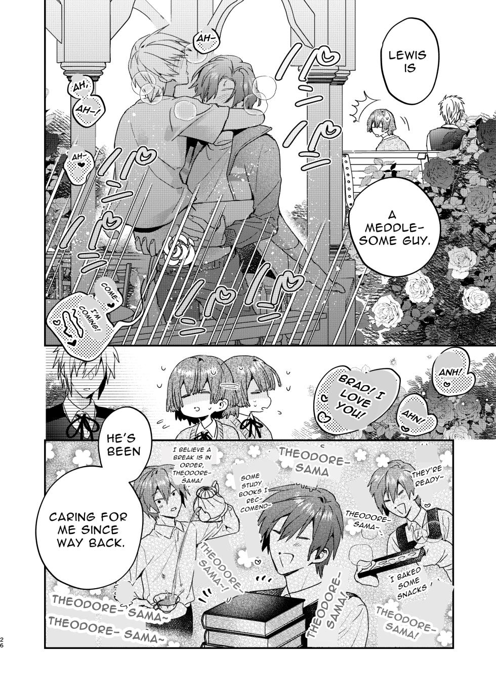 [niwaniwa (Oova Akiru)] Tensei Mob wa BL-gee no Sekai de Hamerare Kouryakusaremashita!? 2 | Sex with the Love Interest! But I'm an NPC! 2 [English] [Bean Works] [Digital] - Page 26