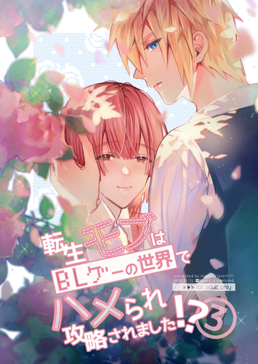 [niwaniwa (Oova Akiru)] Tensei Mob wa BL-gee no Sekai de Hamerare Kouryakusaremashita!? 3 | Sex with the Love Interest! But I'm an NPC! 3 [English] [Bean Works]  [Digital] - Page 1