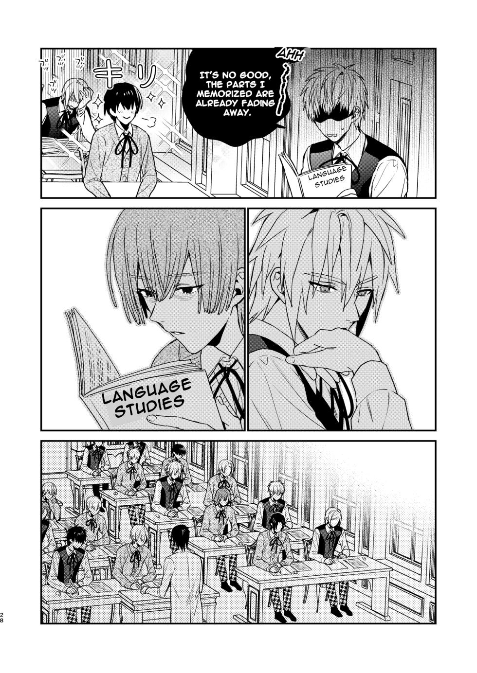 [niwaniwa (Oova Akiru)] Tensei Mob wa BL-gee no Sekai de Hamerare Kouryakusaremashita!? 3 | Sex with the Love Interest! But I'm an NPC! 3 [English] [Bean Works]  [Digital] - Page 28