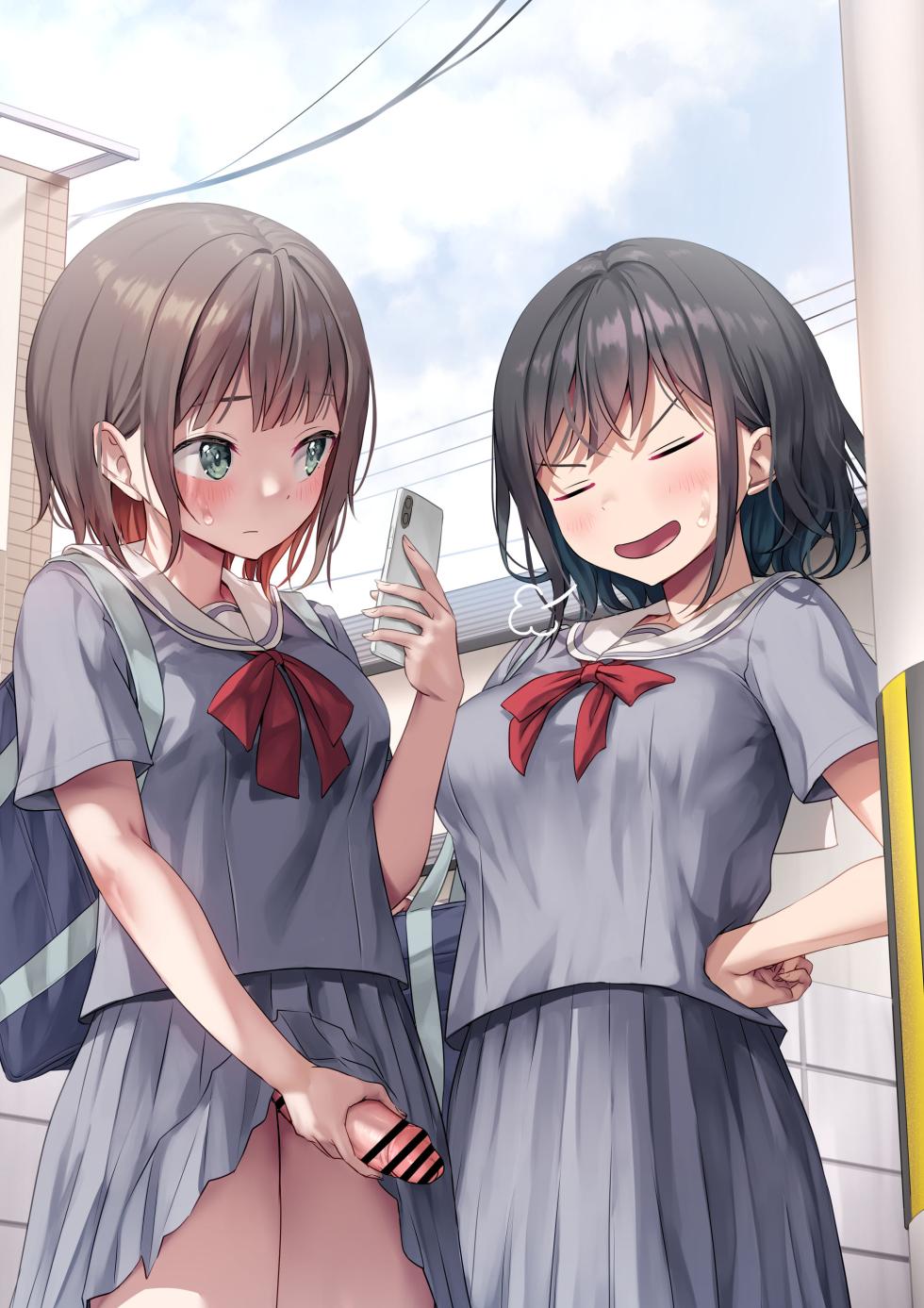 [Ayanakitori] Michibata de Okkishita Futanari-chan ni Yuujin ga Igai na Teian - Page 29