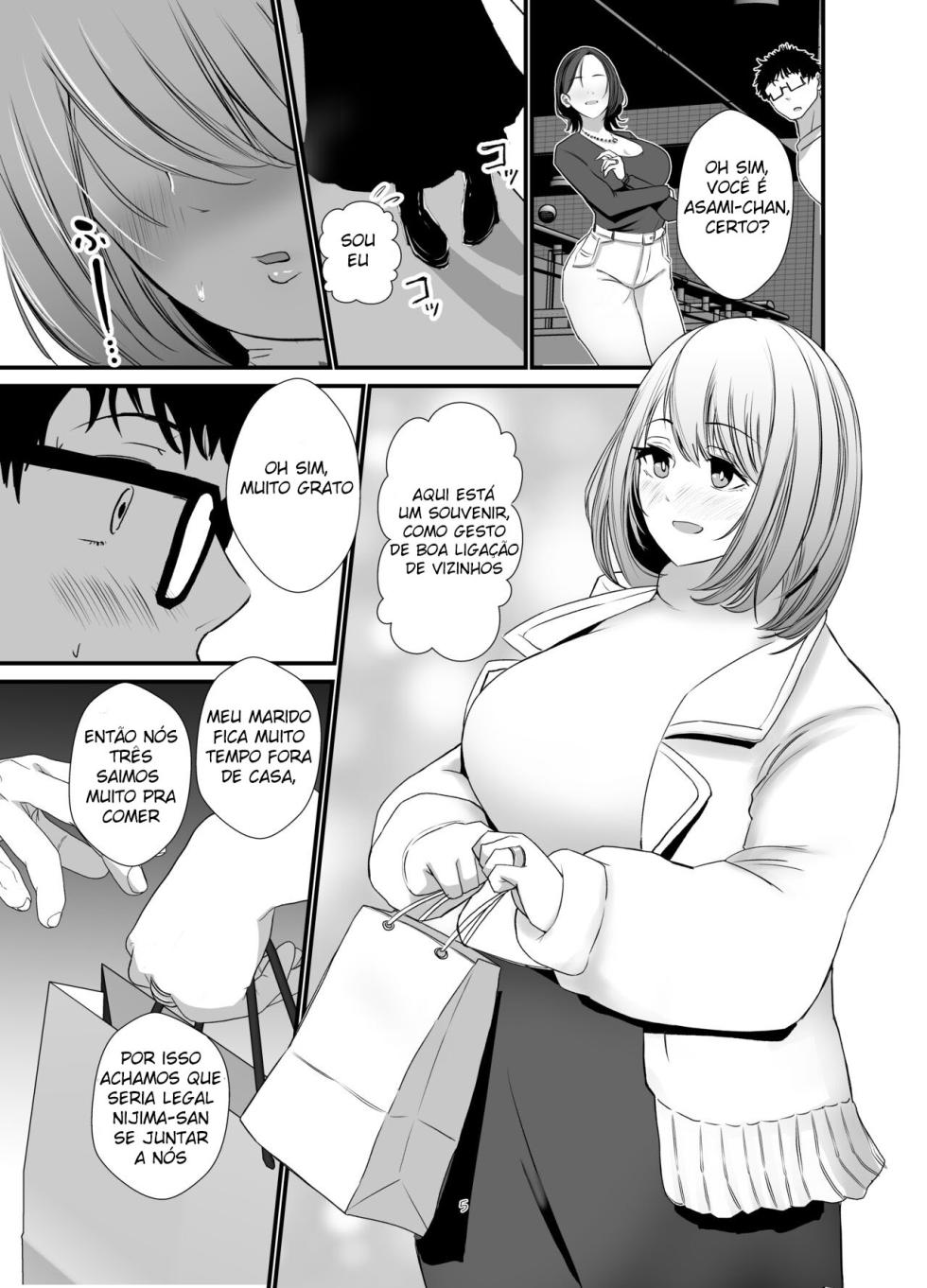[Milk Sausage (Oniken)] Tawaman no Hitozuma-tachi wa Yokkyuu Fuman Sugite | As Donas de Casa do Apartamento de Luxo Estão Sexualmente Frustradas [Portuguese-BR] - Page 4