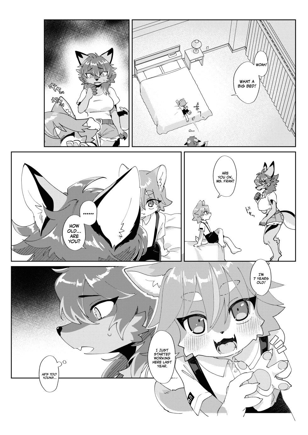 [Mesukemo Studio (Garasaki, Tanutan)]  Youkoso, KemoShota Gaisha e! | Tanutan's story [English] [Kinsei Translations] [Decensored] [Digital] [Incomplete] - Page 2