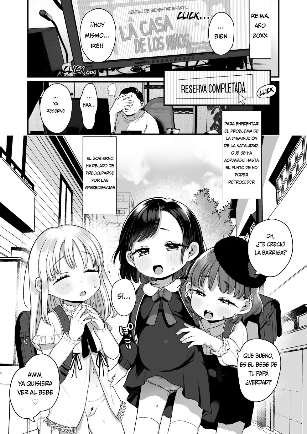 [Kereno Teikoku (Kereno)] Loli Ecchi Gouhouka shita kedo Keikenhoufu na Shougakusei wa Kowai node Shisetsu no Youjo de Fudeoroshi shite Moraotto!! [Spanish] [Decensored] - Page 4