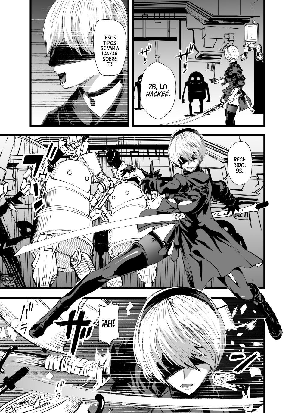 [sand (Asahiru Yuu)] Kimi o Okashitai | Quiero Violarte (Nier: Automata) [Spanish] [Mister Nugget] [Digital] - Page 2