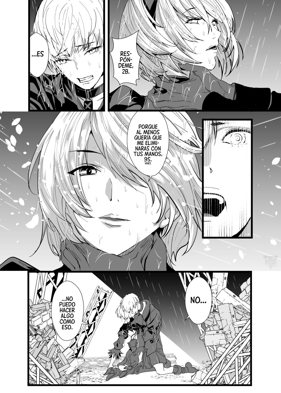 [sand (Asahiru Yuu)] Kimi o Okashitai | Quiero Violarte (Nier: Automata) [Spanish] [Mister Nugget] [Digital] - Page 21