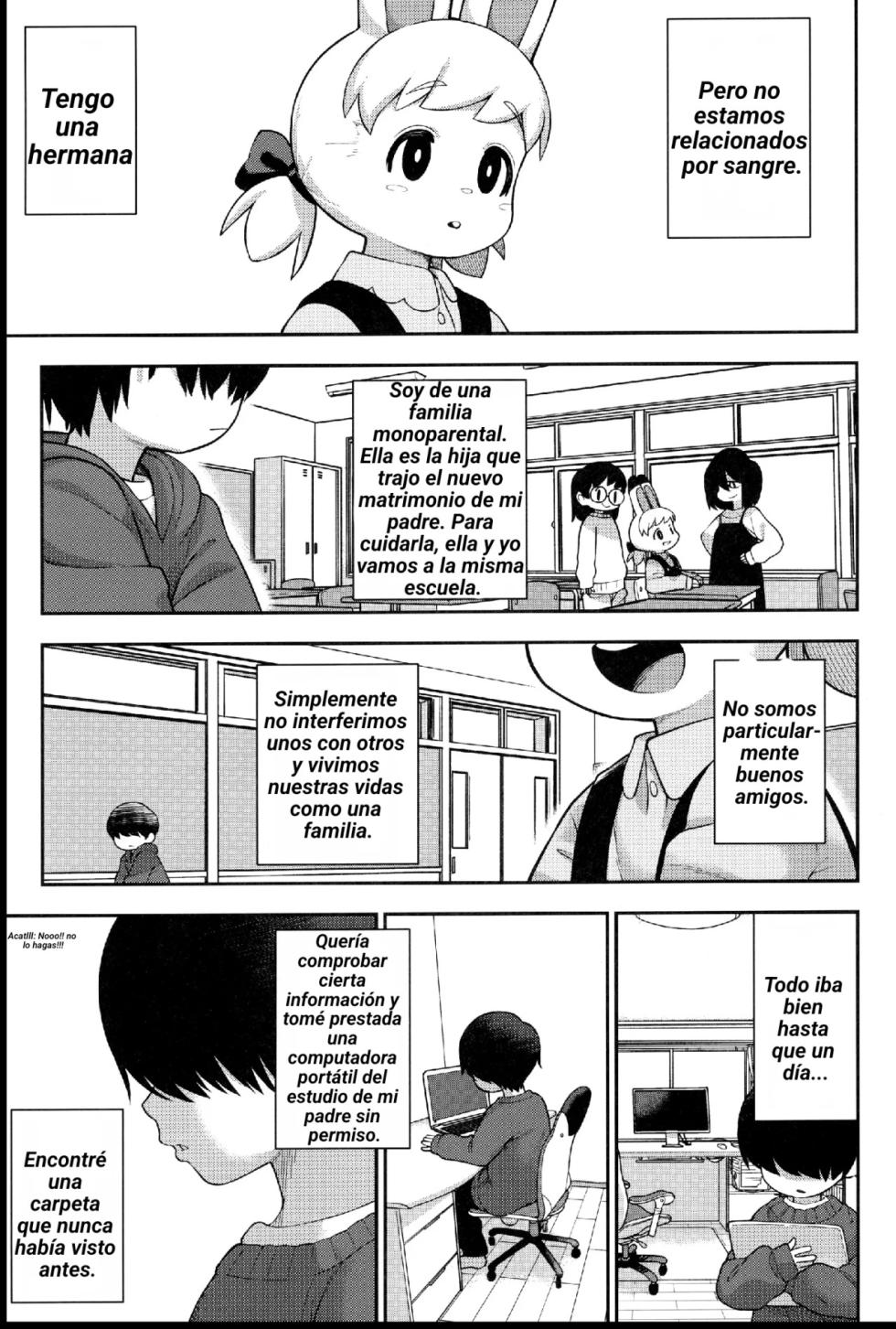 (C101) [Mayoineko (Leonardo 16sei)] Boku no Imoto | Mi Hermana Menor (Kemokko Lovers 11) [Spanish] [Winder] - Page 2