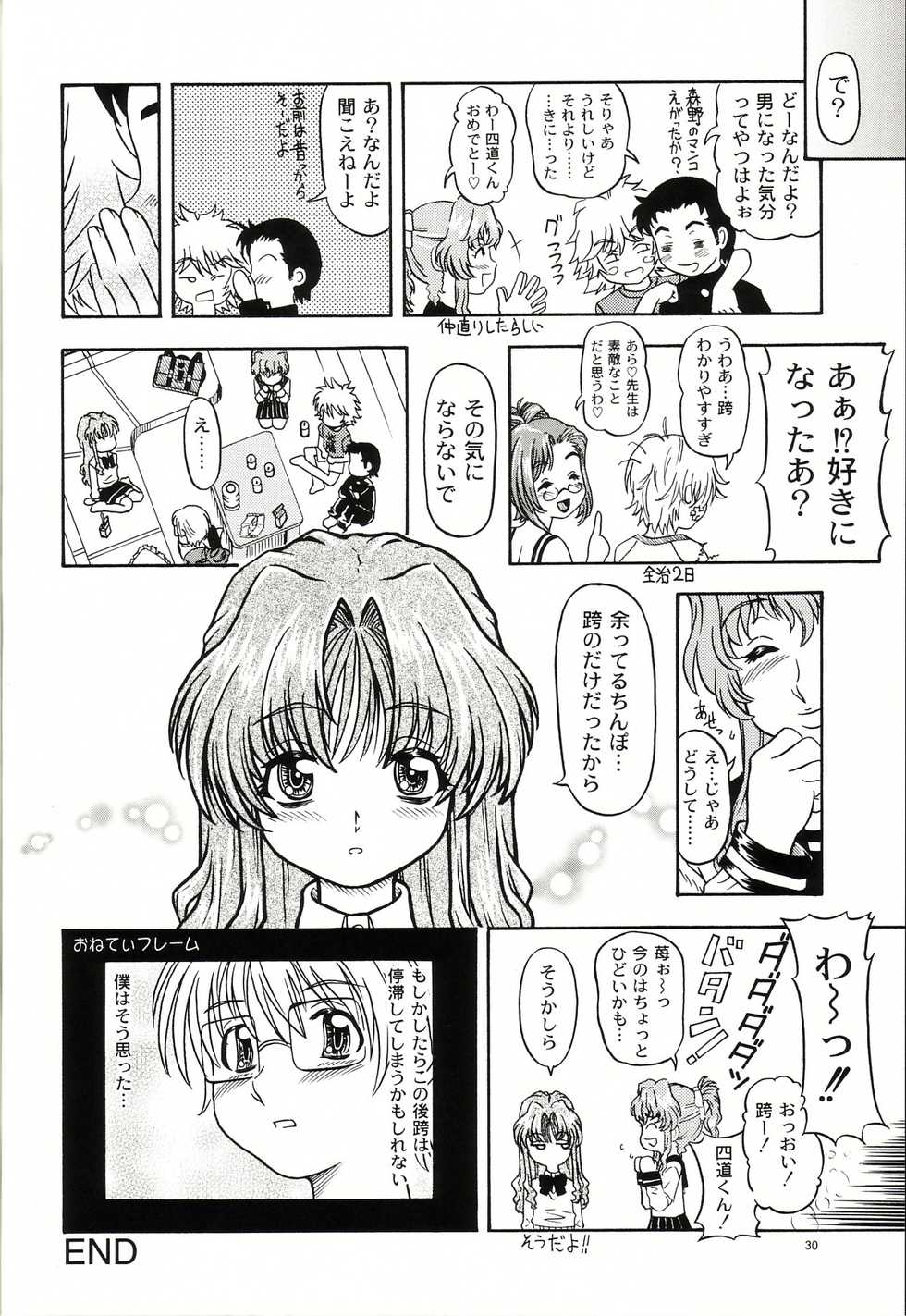 (CR33)[Kensoh Ogawa (Fukudahda)] Lovely Strawberry Aged 21 Extra Edition (Onegai Teacher) - Page 29