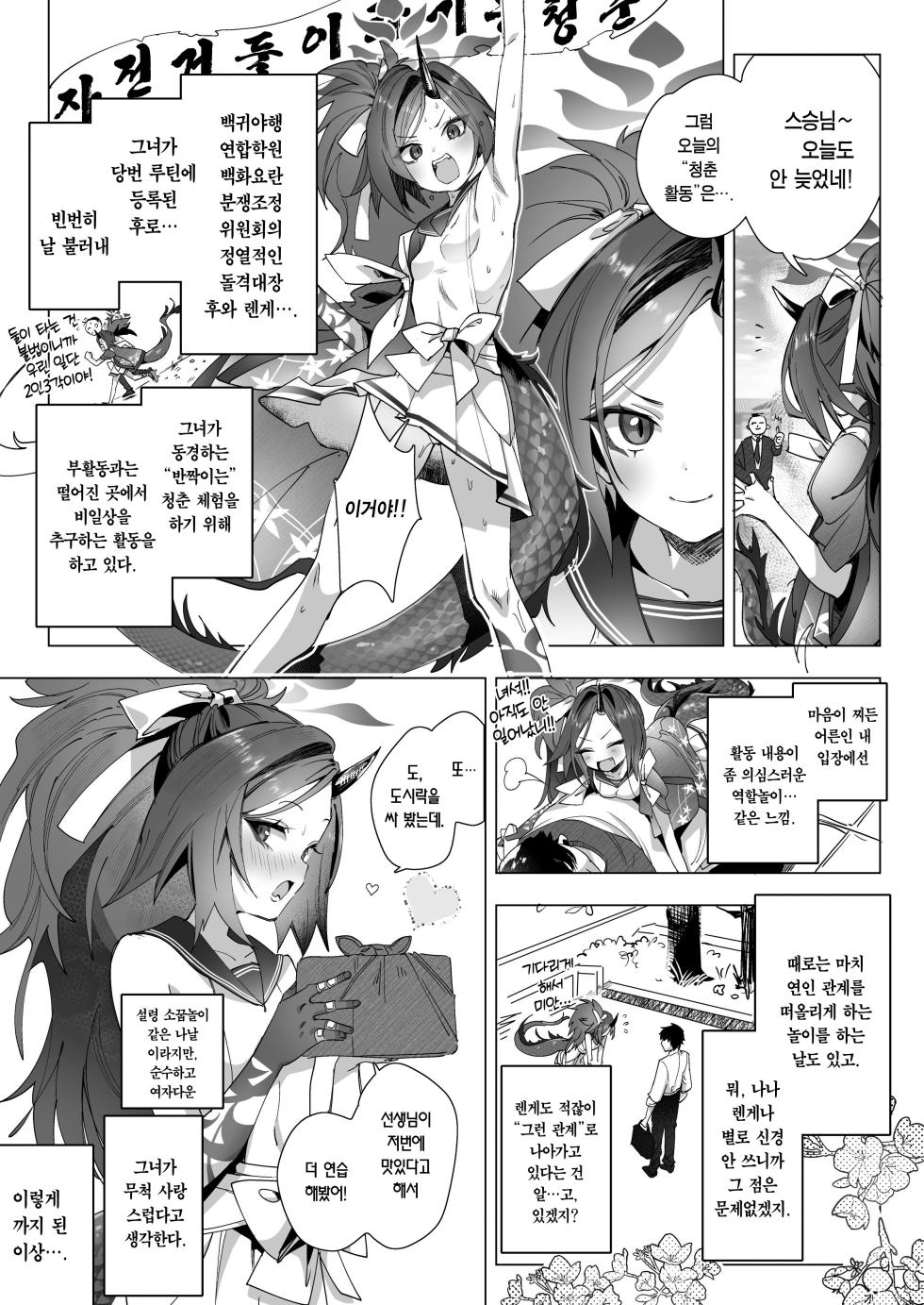 [Yanyanyo (Yanyo)] Renge no Hana wa Chiru Chiru Michiru | 렌게의 꽃은 지고 지어 만개한다 (Blue Archive) [Korean] [Team Edge] [Digital] - Page 6