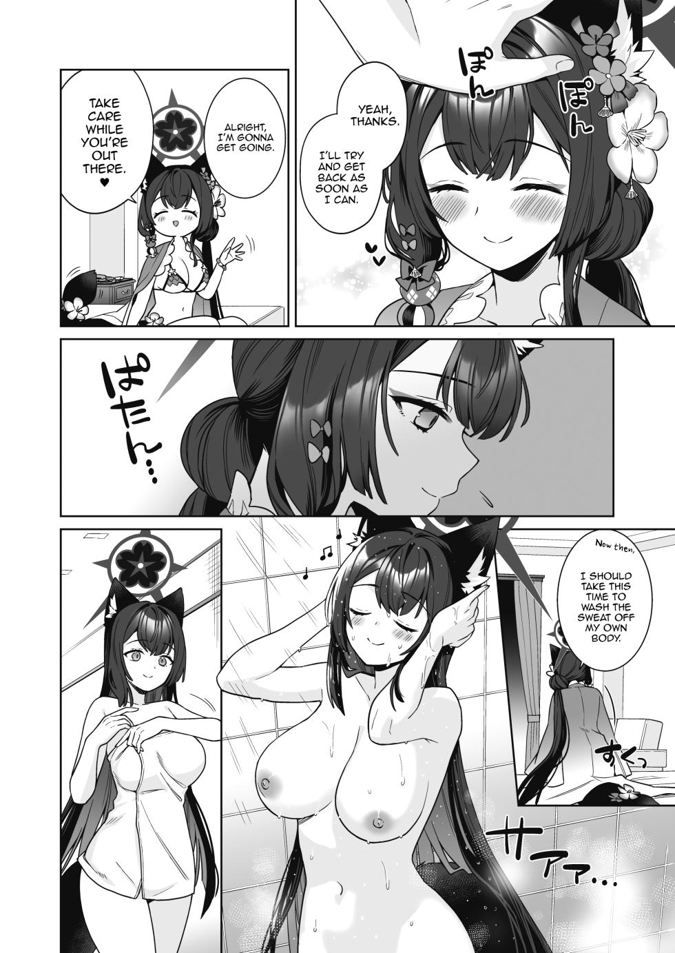 [NOMIYAGUMI (Ichinomiya)] Junjou Renjou Hatsujou Kitsune -2- | Pure♥Lovestruck♥Fox in Heat 2 (Blue Archive) [English] [mysterymeat3] [Digital] - Page 29
