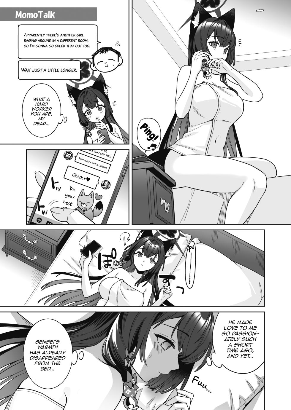 [NOMIYAGUMI (Ichinomiya)] Junjou Renjou Hatsujou Kitsune -2- | Pure♥Lovestruck♥Fox in Heat 2 (Blue Archive) [English] [mysterymeat3] [Digital] - Page 30