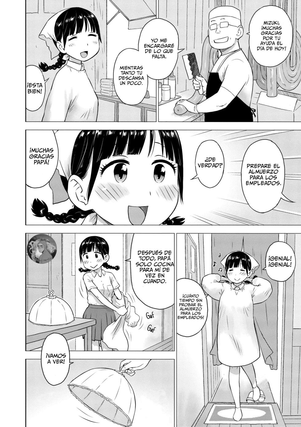 [Karma Tatsurou] Naho-chan wa Onahoya-san 2 | ¡Mizuki, La Empleada De La Tienda De Copas De Avión! Capitulo 2 (WEEKLY Kairakuten 2022 No.15) [Spanish] - Page 2