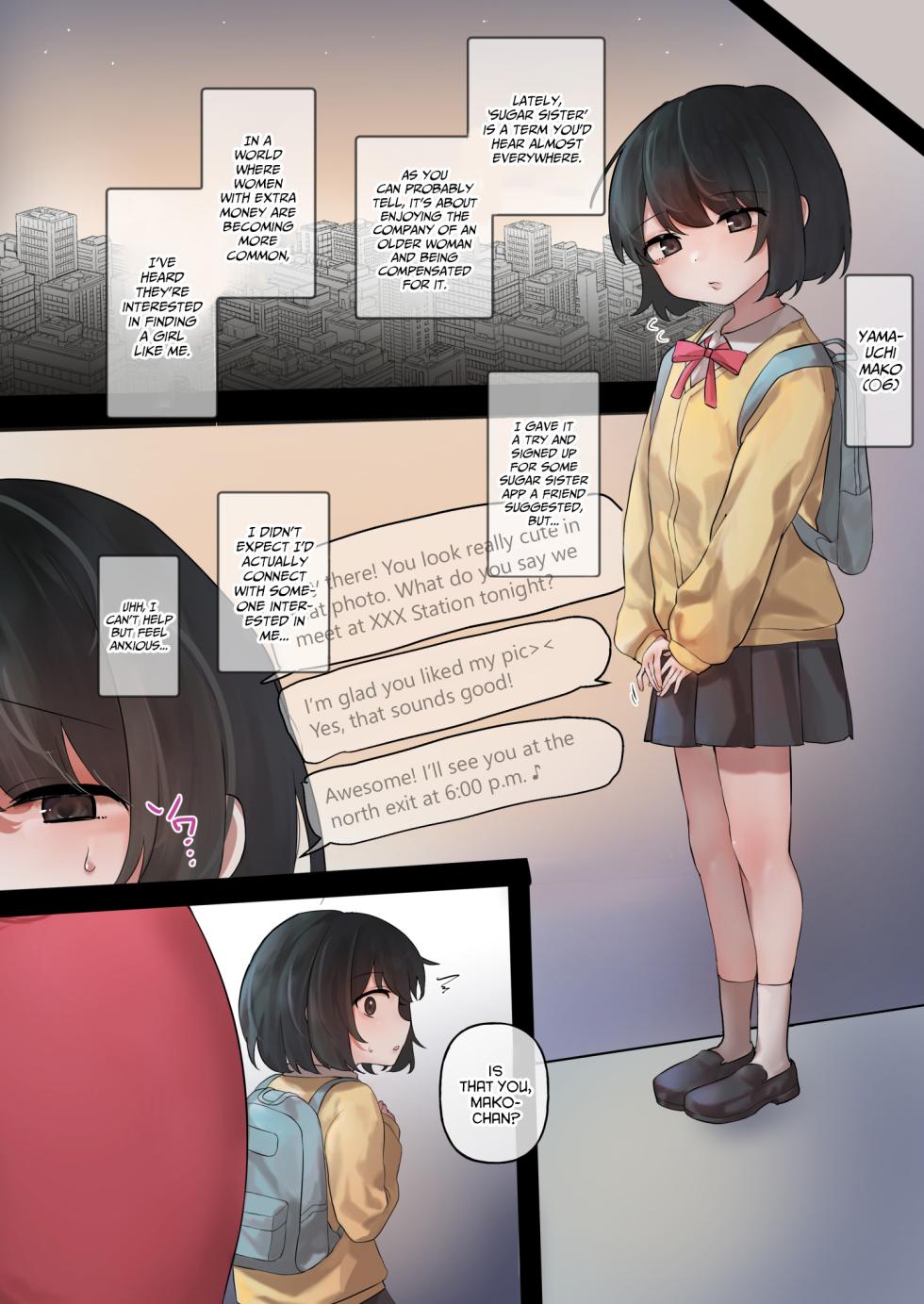 [Amai Shoujo Koubou (Amai Meiden)] Anekatsu Apuri Hajimemashita. Nani mo Shiranakatta Watashi Ga Kyoaku Futanari Onee-san Ni Tabe Rare Chau Made | I Decided to Give This "Sugar Sister" App a Try [English] [Project Valvrein] - Page 2