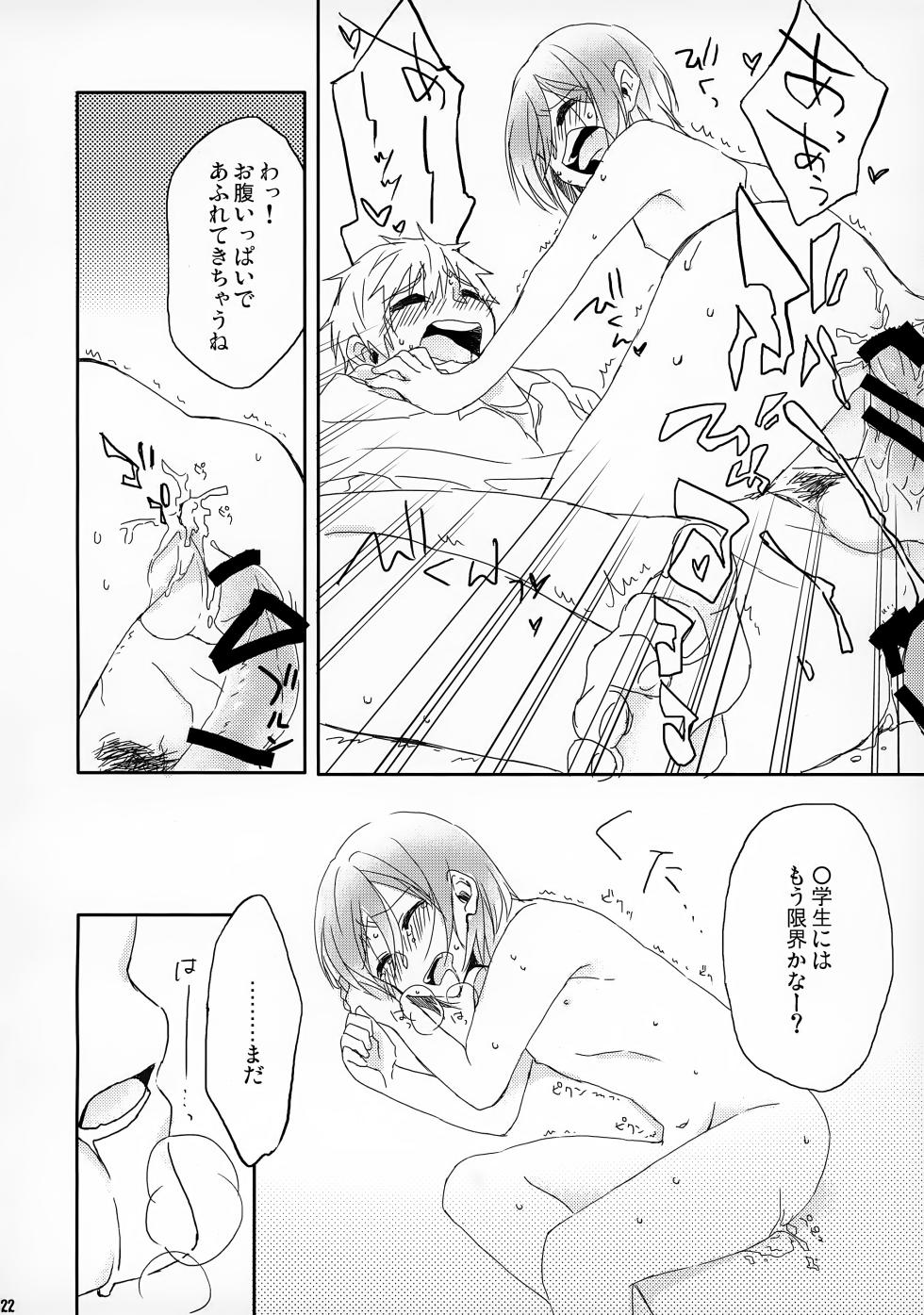 [Ore no Shushoku o Shiritai ka (Hiruko)] Tanoshii Arbeit (Free!) - Page 22