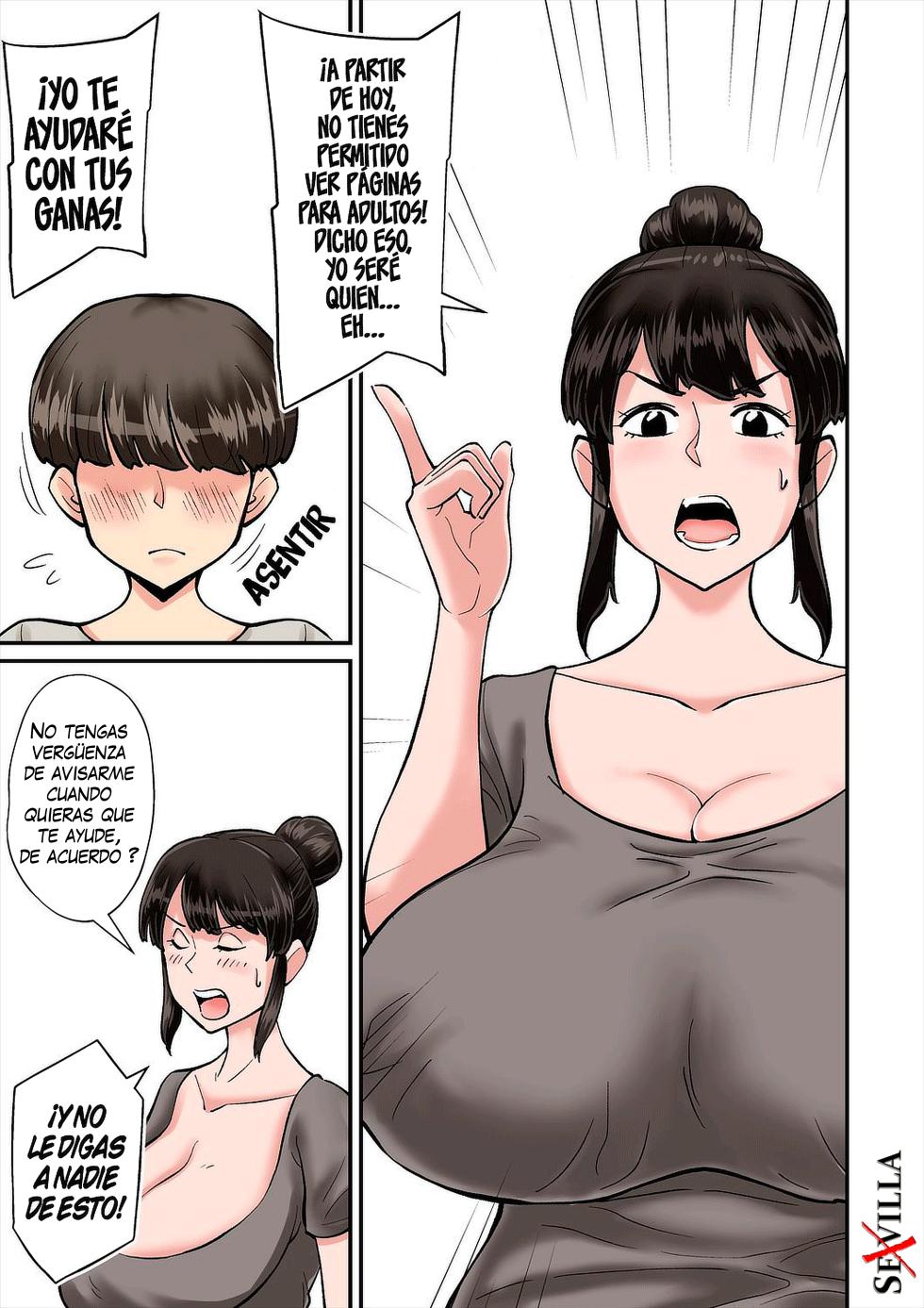 LOCA POR LA VERGA DE SU HIJO [Spanish] [Rewrite] [5eXv1LL4 - Mano Negra - KARAYHENTAI] - Page 3
