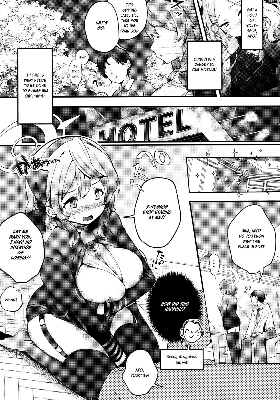 (C104) [mocha*2popcorn (Kibii Mocha)] Amau Ako no Bousou Mousou Error (Blue Archive) [English] [SDF] - Page 8