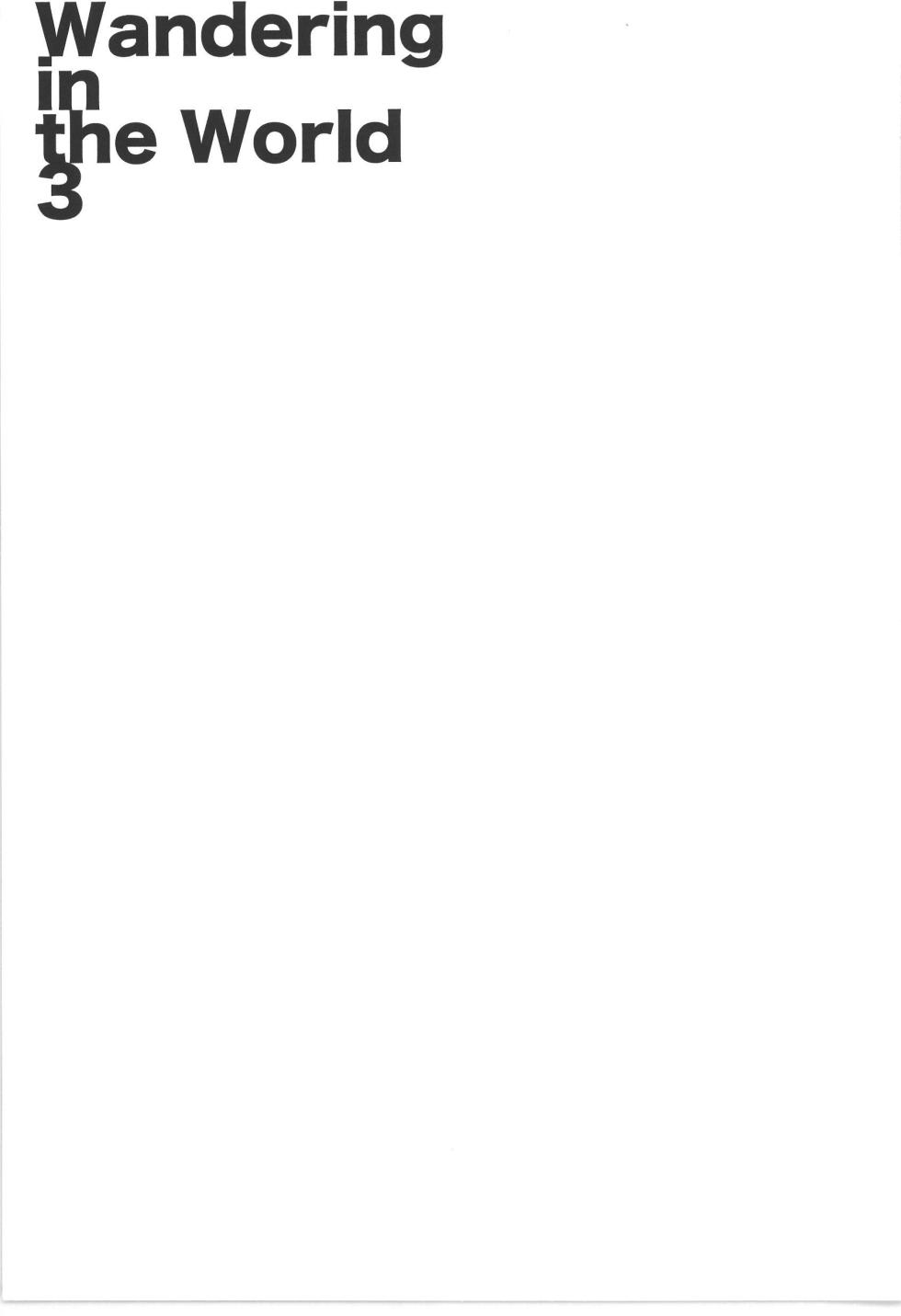 [KIOKS (Amakure Gido)] Wandering In The World 3 (One Piece) - Page 3