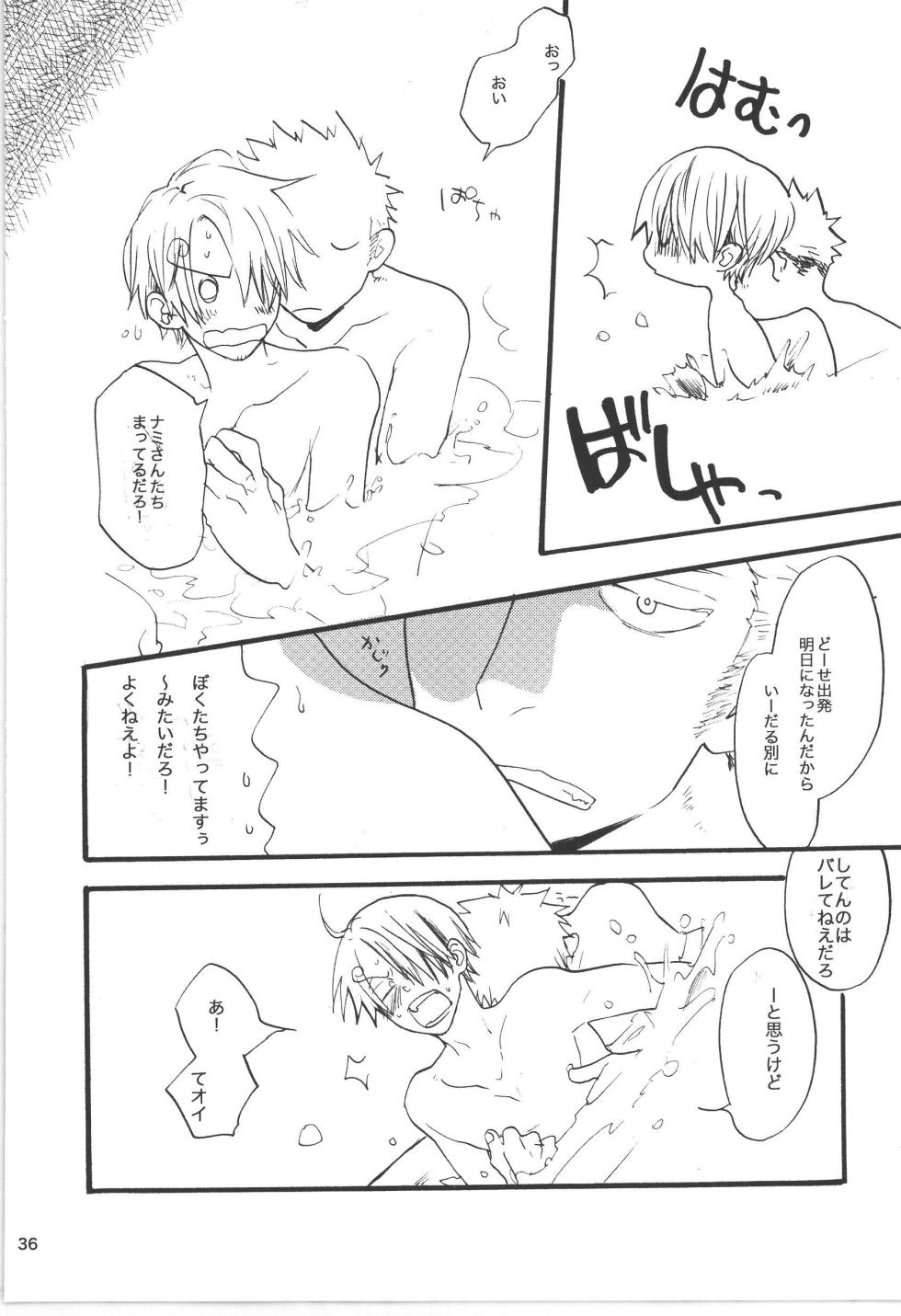 [KIOKS (Amakure Gido)] Wandering In The World 3 (One Piece) - Page 36