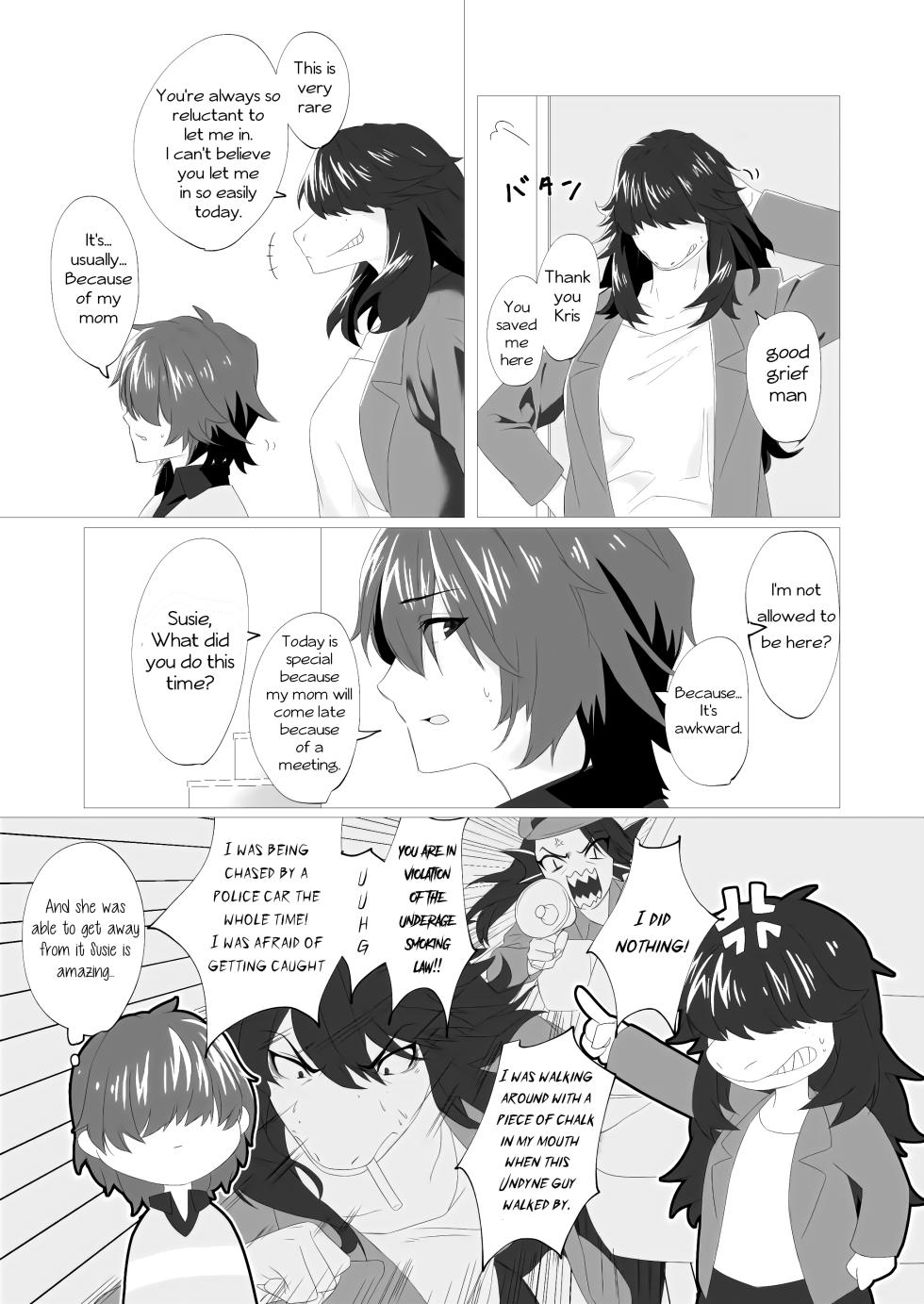[Kota Kono] Emergency Lovers (Deltarune) [English] [Uncle Bane] (Halftone Removed) - Page 6