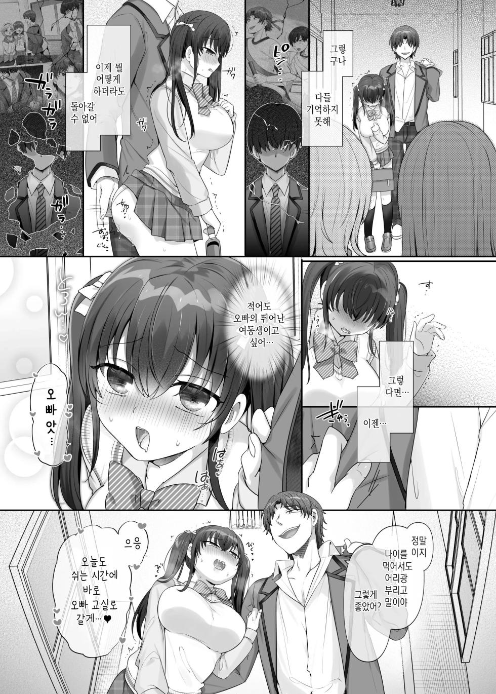 [Amuai Okashi Seisakusho (Hiiragi Popura, Ochita Ato Daisuki Samurai)] Ore wa Aitsu no Imouto Dorei | 나는 그 녀석의 여동생 노예 [Korean] - Page 26