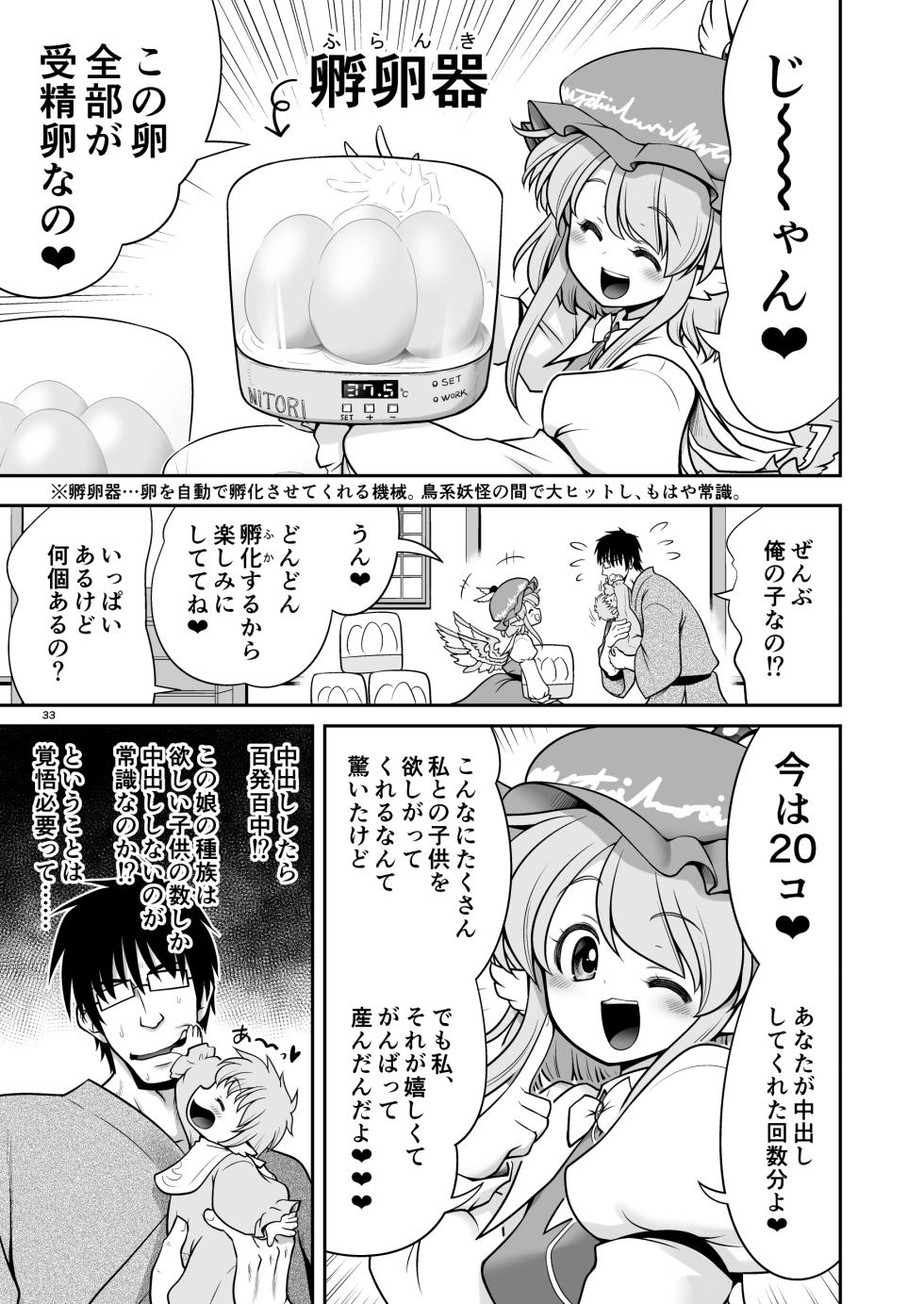 [Yosutebito na Mangakaki (Tomoki Tomonori)] SEX Dekiru Jouken ga Mieru Megane to Fushigi na Chuui Jikou (Touhou Project) [Digital] - Page 33