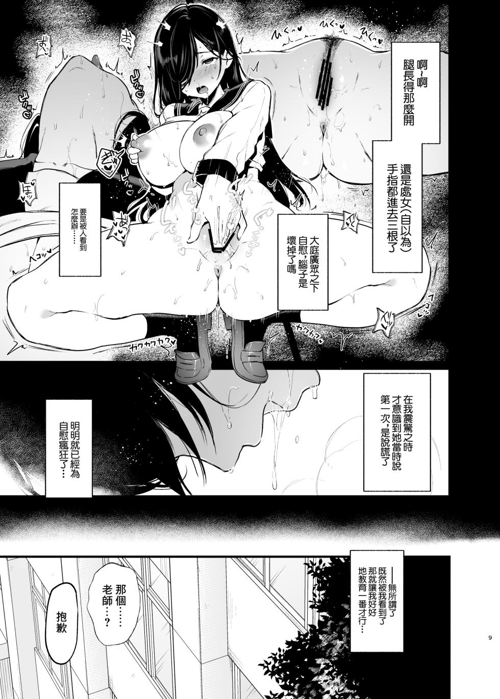 [Nanameno (Osomatsu)] Morishita Shirabe wa Miraretai! | 森下調想要被注視! [Chinese] [Digital] - Page 8