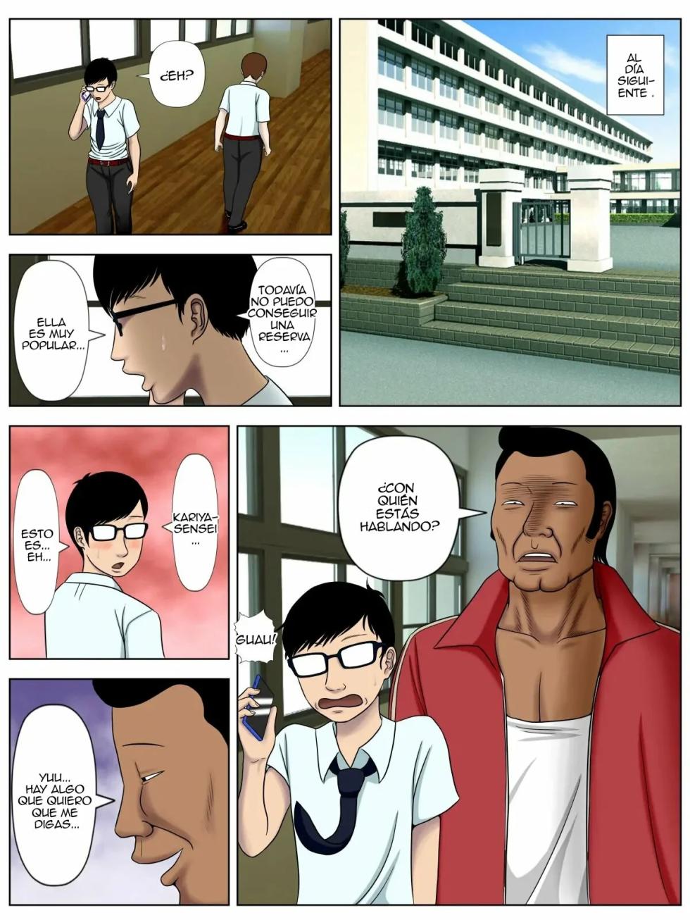 [Minazuki Mikka] Sa.Ki.Ko.Sa.Re 3 ~ Saiai no Gibo ga Gesu Tannin ni Netorarete ~ [Spanish] [TdeTurbina] - Page 9