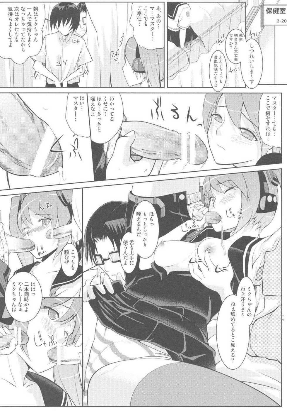 [Setsunasamidare] Hatsunetsu Miku Time - Page 7