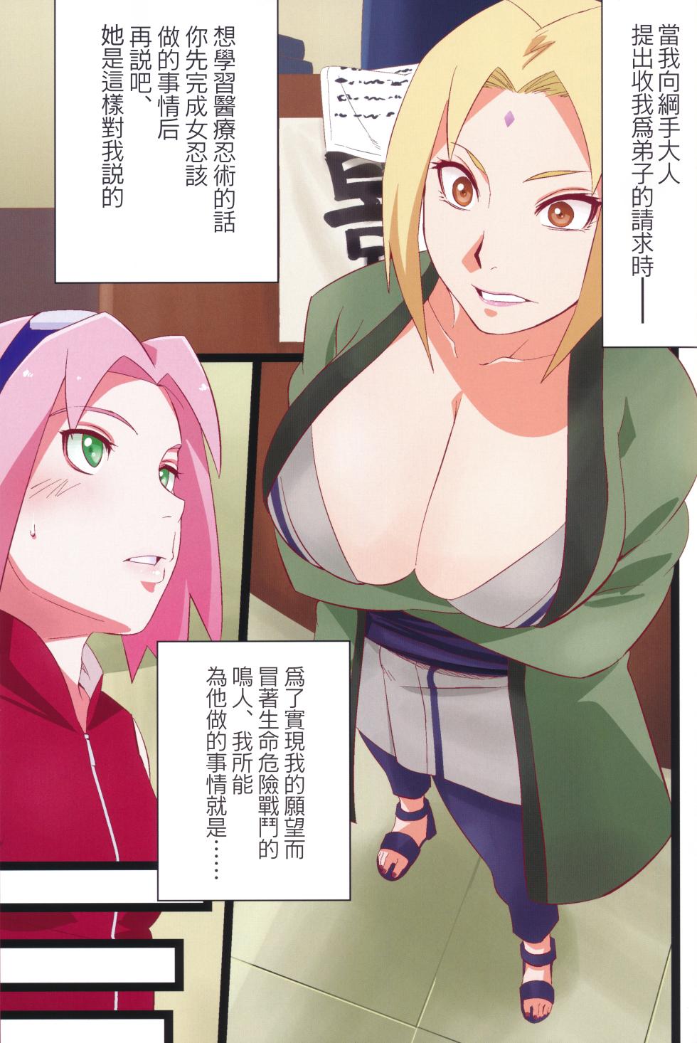 (C103) [Karakishi Youhei-dan Shinga (Sahara Wataru)] NARUTOP PINK (Naruto) [Chinese][木头个人汉化] - Page 2