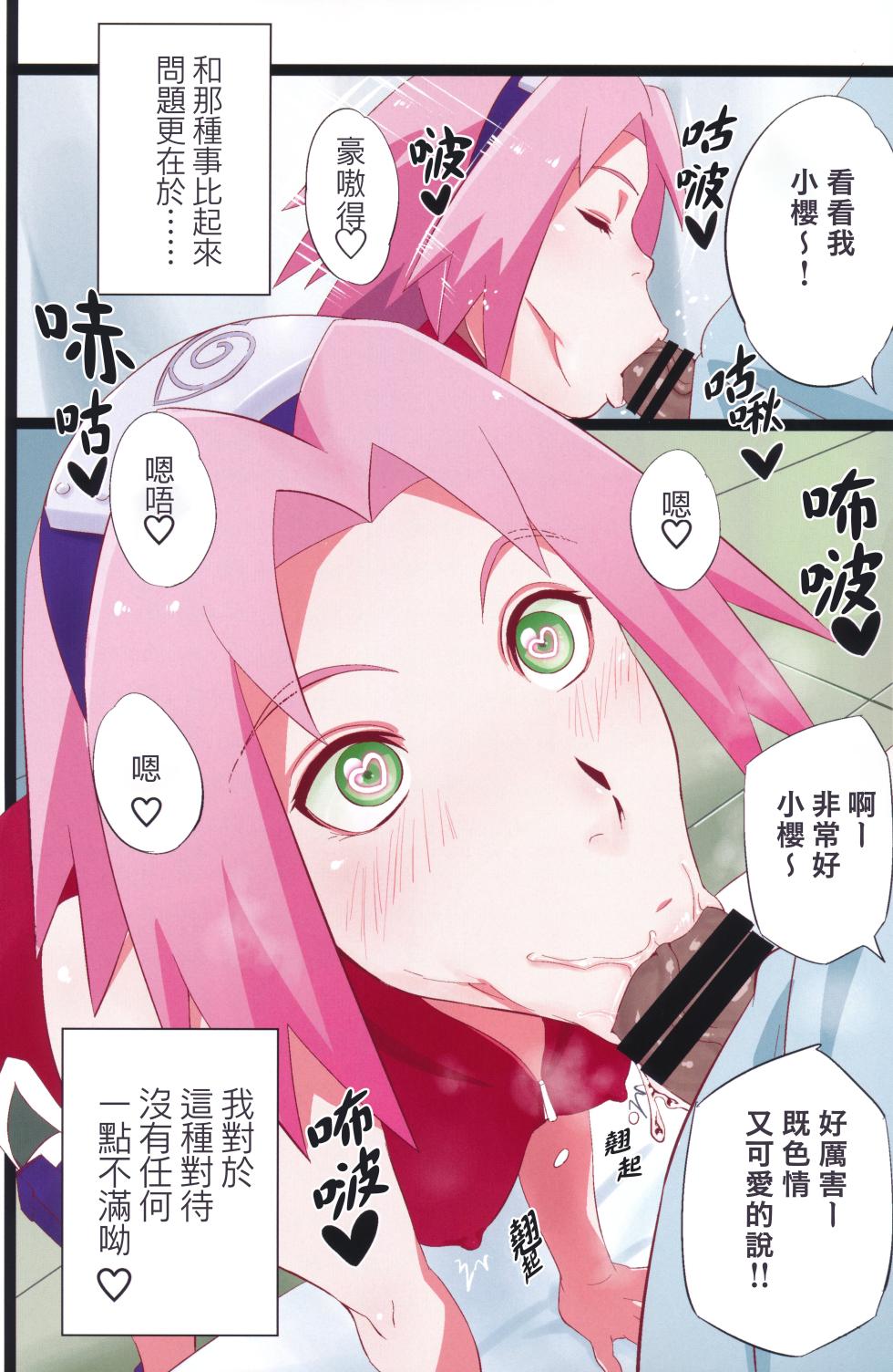 (C103) [Karakishi Youhei-dan Shinga (Sahara Wataru)] NARUTOP PINK (Naruto) [Chinese][木头个人汉化] - Page 5