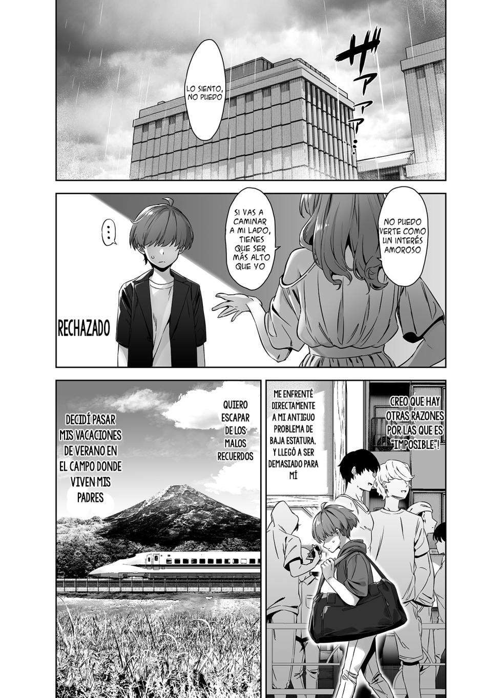 [Σ-Arts (Mikemono Yuu)] Natsu to Inaka to Yuuwaku shite kuru Dekkai Oshiego | Una Chica Grande que me Tienta con el Verano y el Campo [Spanish] [Eris Greyrat Translations +18] [Digital] - Page 4