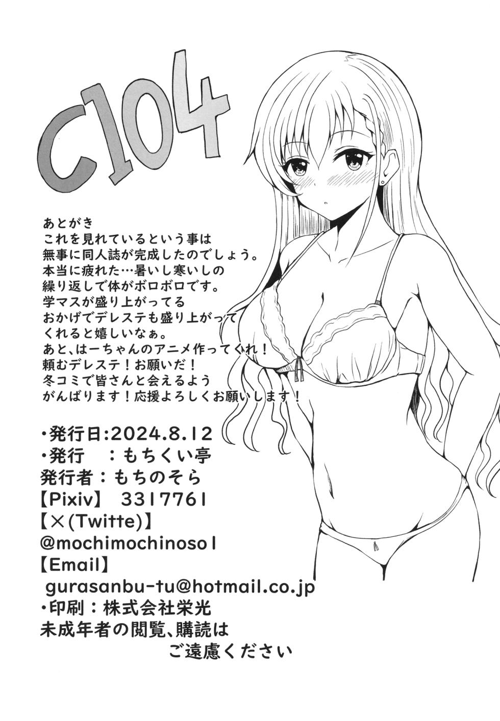 [Mochikuitei (Mochinosora)] Otona ni Naritai (THE IDOLM@STER CINDERELLA GIRLS) [Digital] - Page 22